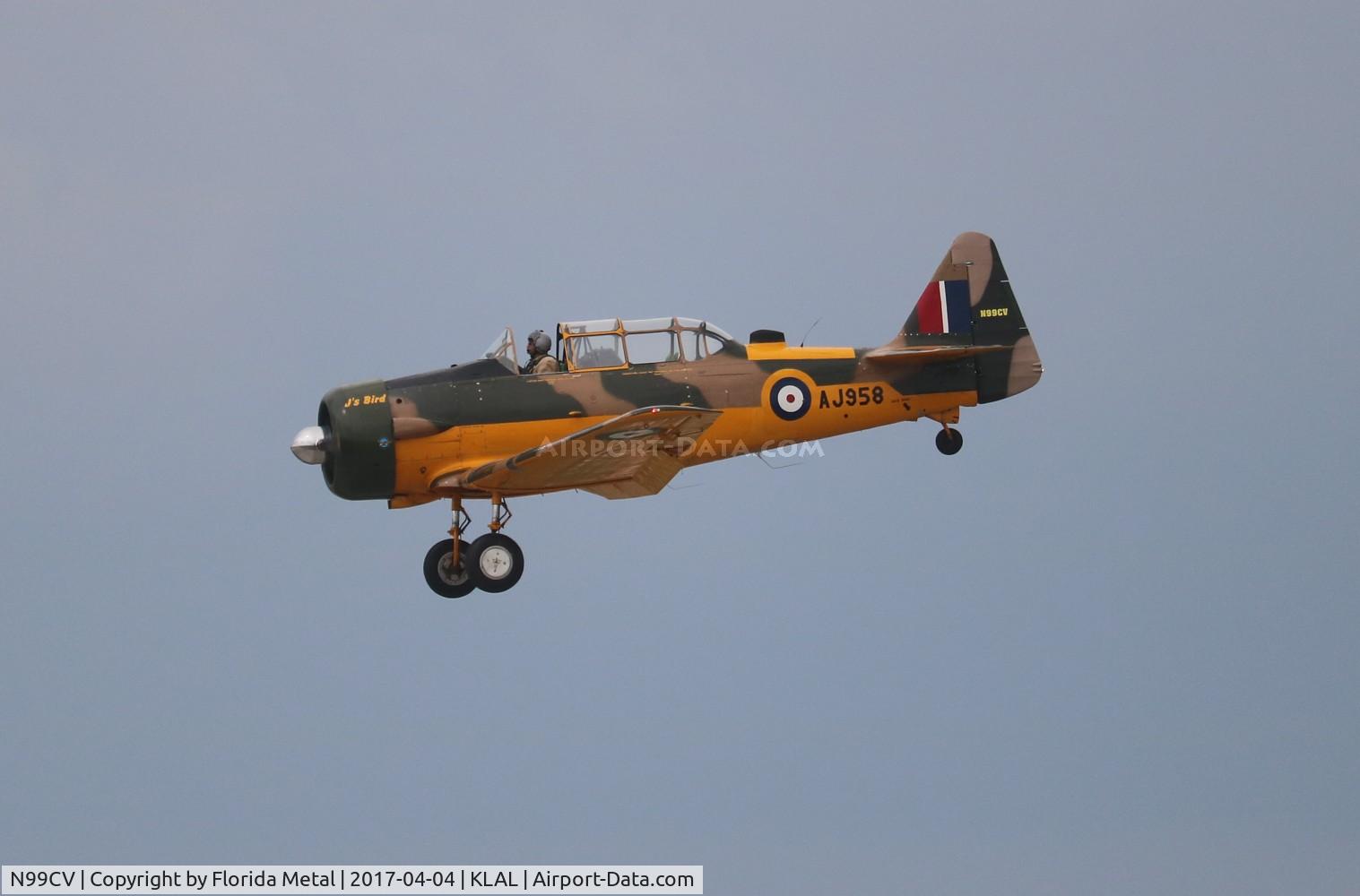 N99CV, 1954 Canadian Car & Foundry T-6 Harvard Mk.4 C/N CCF4-206, Sun N fun 2017