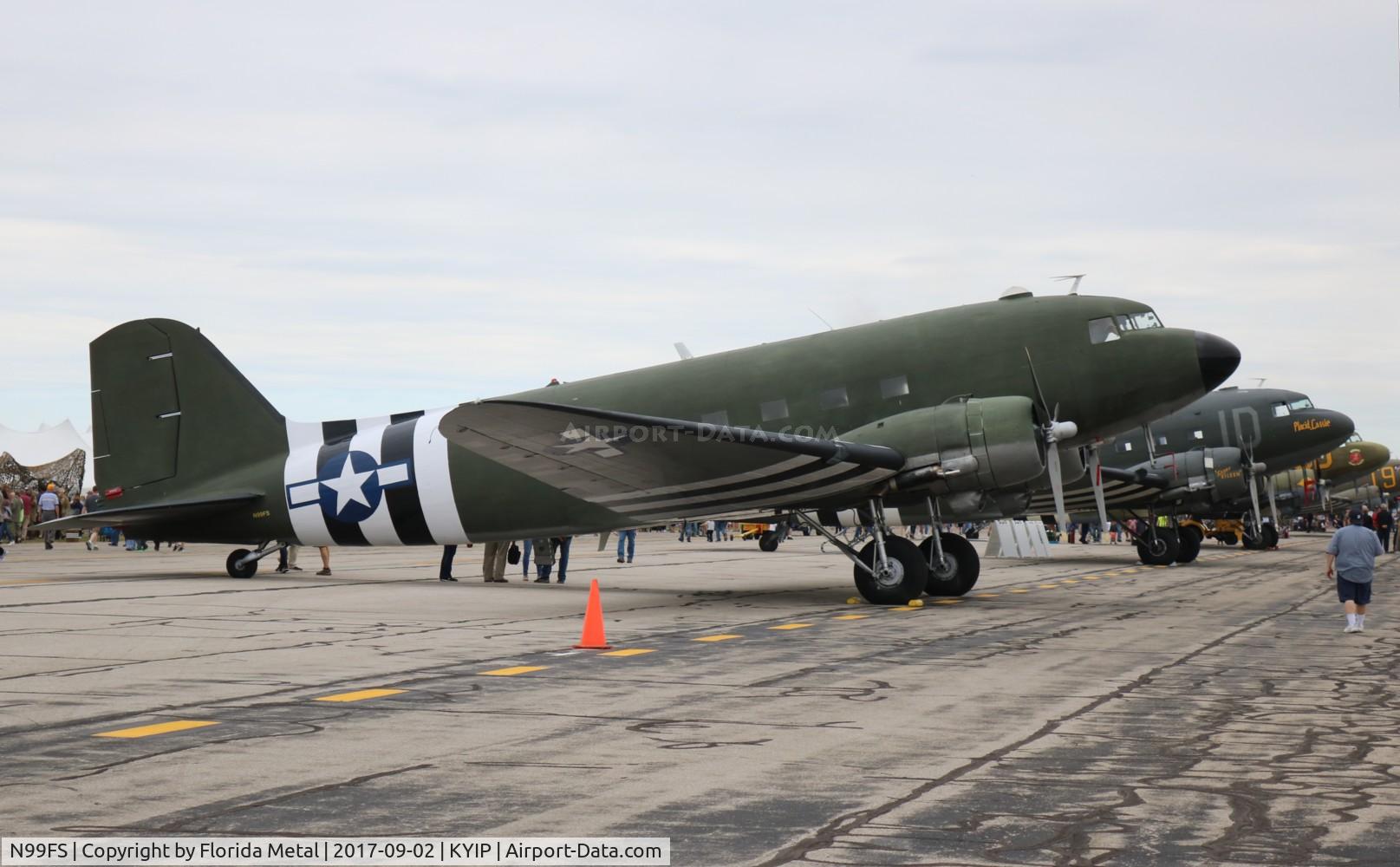 N99FS, Douglas DC-3 (C-47A) C/N 12425, Thunder Over Michigan 2017
