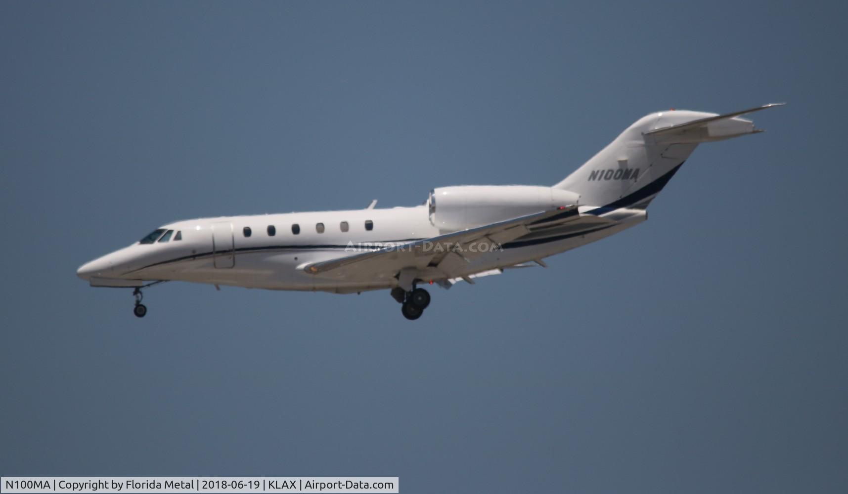 N100MA, 1999 Cessna 750 Citation X Citation X C/N 750-0087, LAX 2018