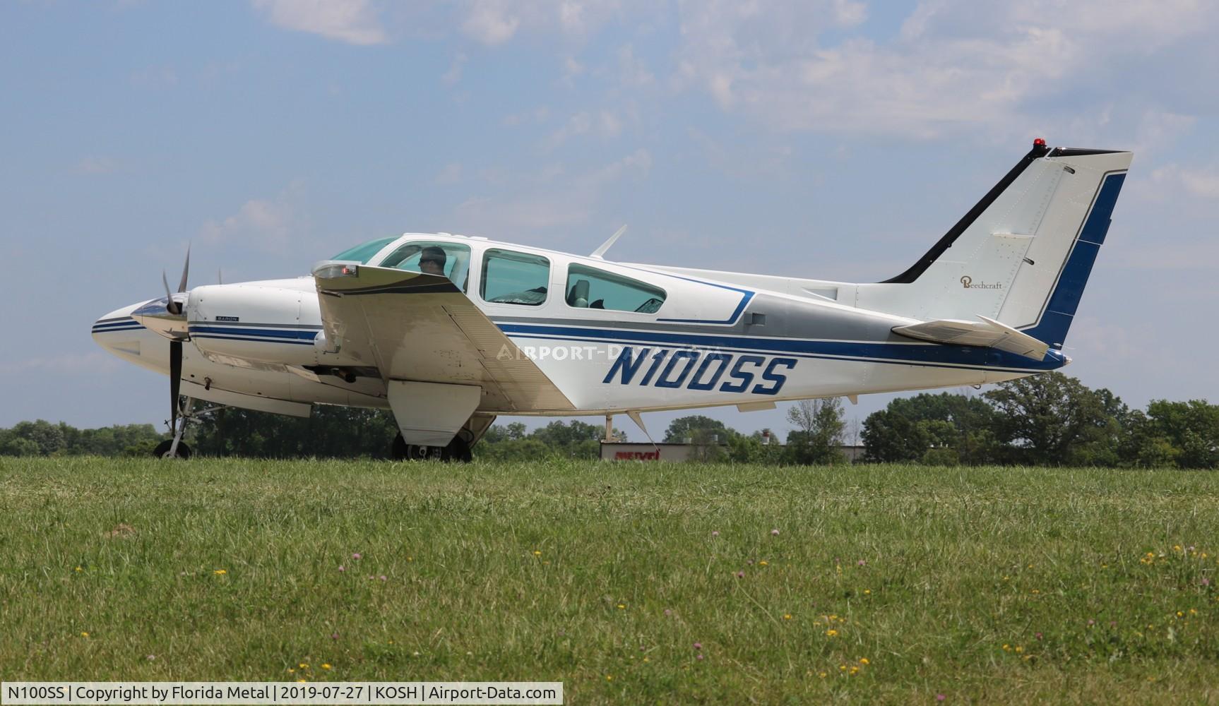 N100SS, 1975 Beech 95-B55 (T42A) Baron C/N TC-1884, OSH 2019