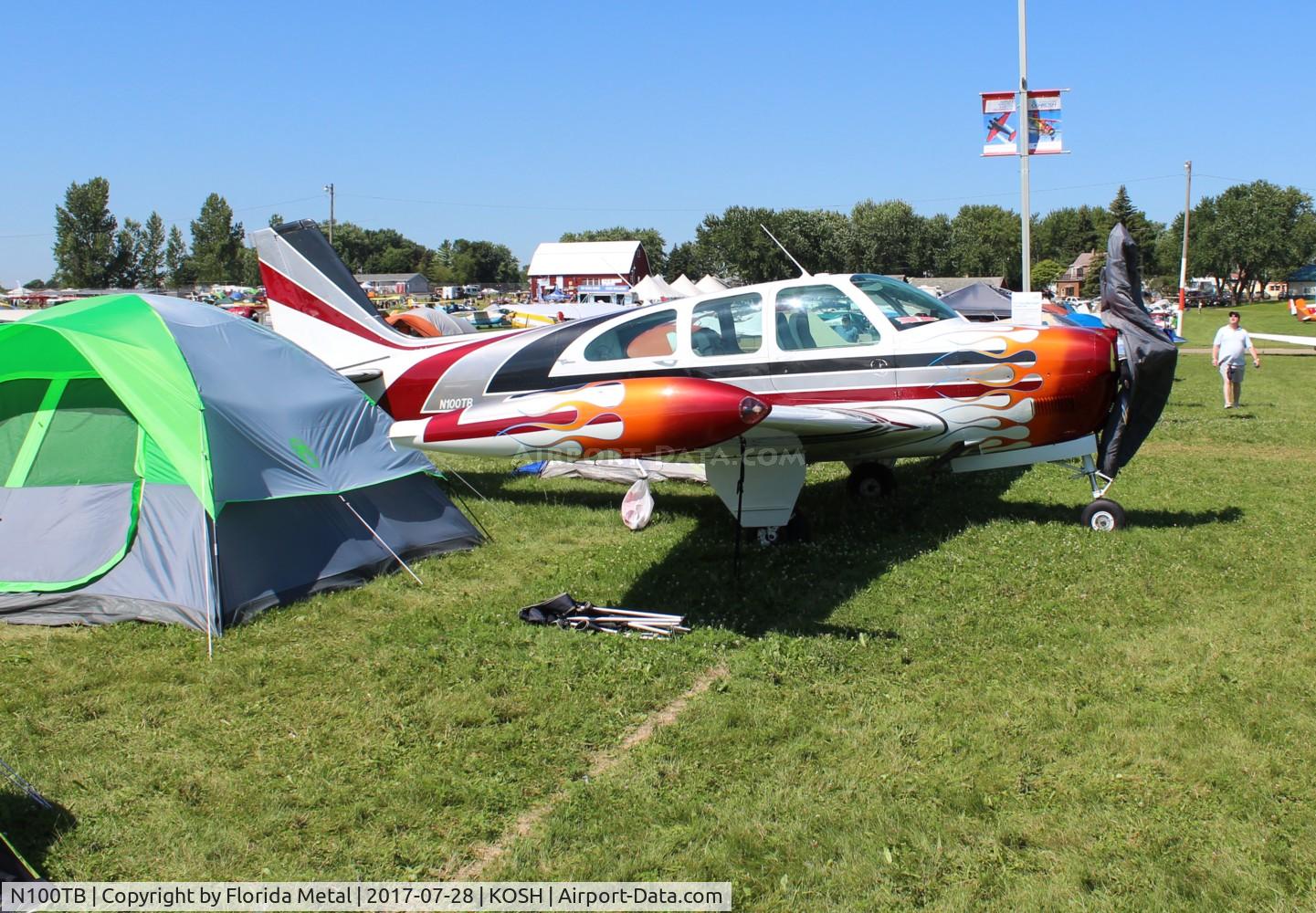 N100TB, 1963 Beech 35-B33 Debonair C/N CD-637, OSH 2017