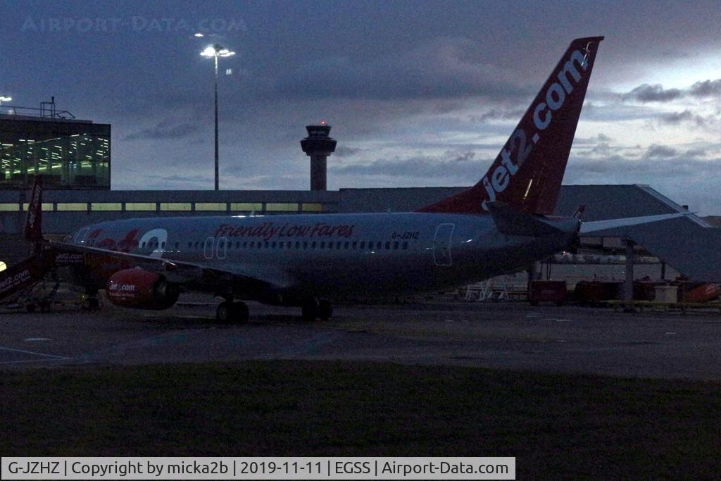 G-JZHZ, 2017 Boeing 737-8MG C/N 63156, Parked