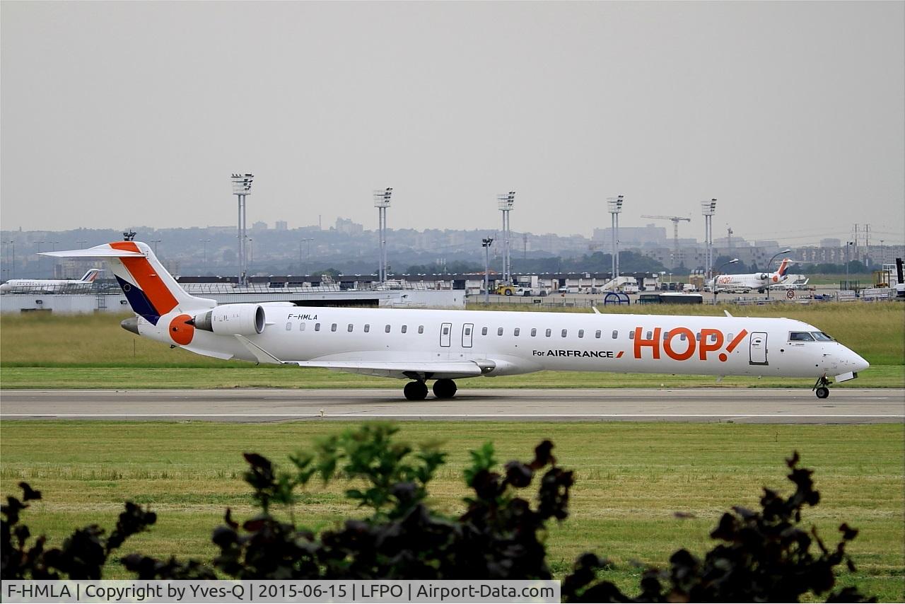 F-HMLA, 2010 Bombardier CRJ-1000EL NG (CL-600-2E25) C/N 19004, Bombardier CRJ-1000, Take off run rwy 08, Paris-Orly airport (LFPO-ORY)