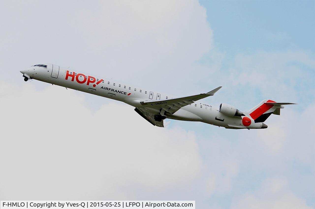 F-HMLO, 2015 Bombardier CRJ-1000EL NG (CL-600-2E25) C/N 19041, Canadair Regional Jet CRJ-1000EL, Take off rwy 24, Paris-Orly airport (LFPO-ORY)