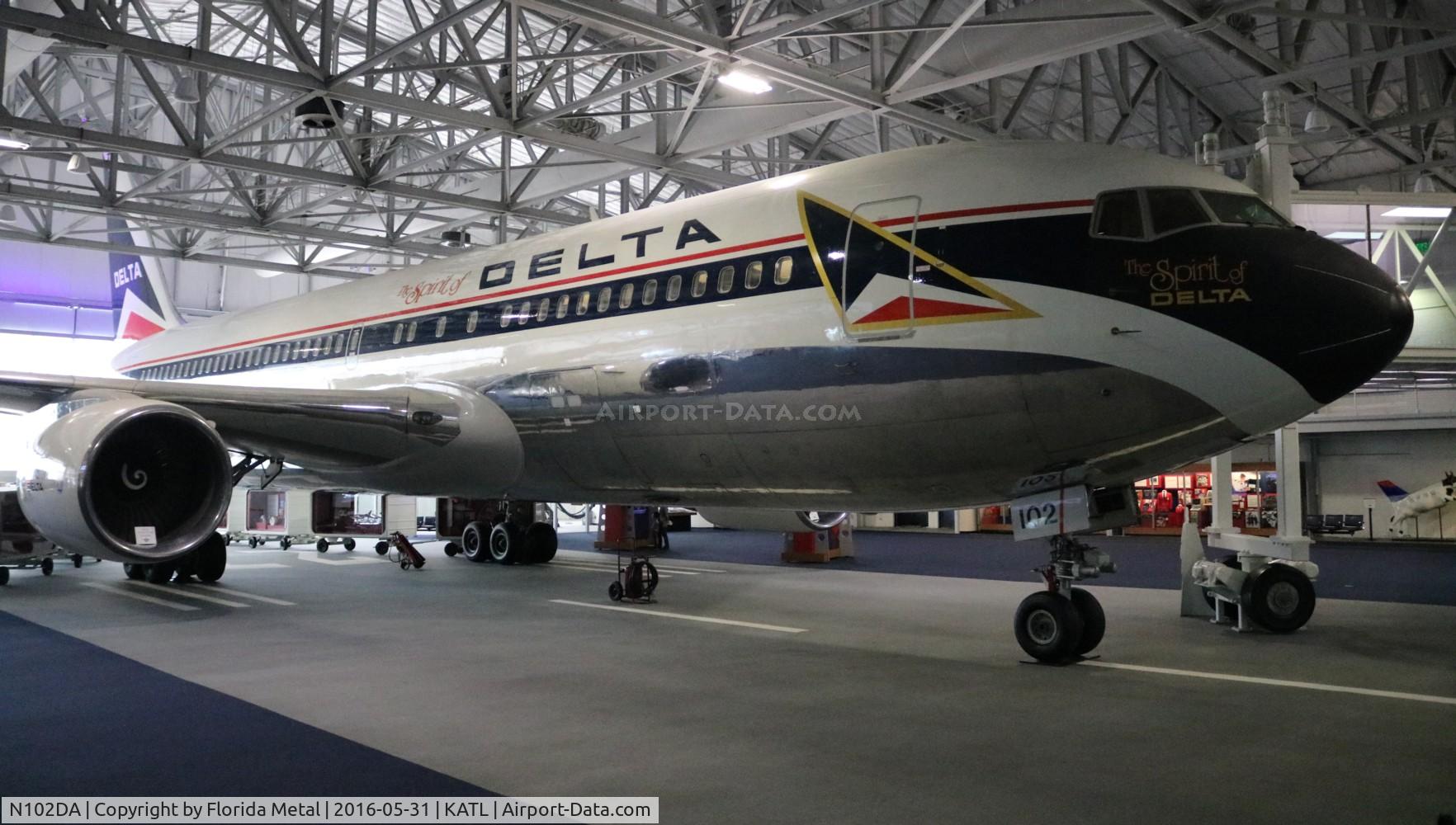 N102DA, 1982 Boeing 767-232 C/N 22214, Delta Museum ATL 2016