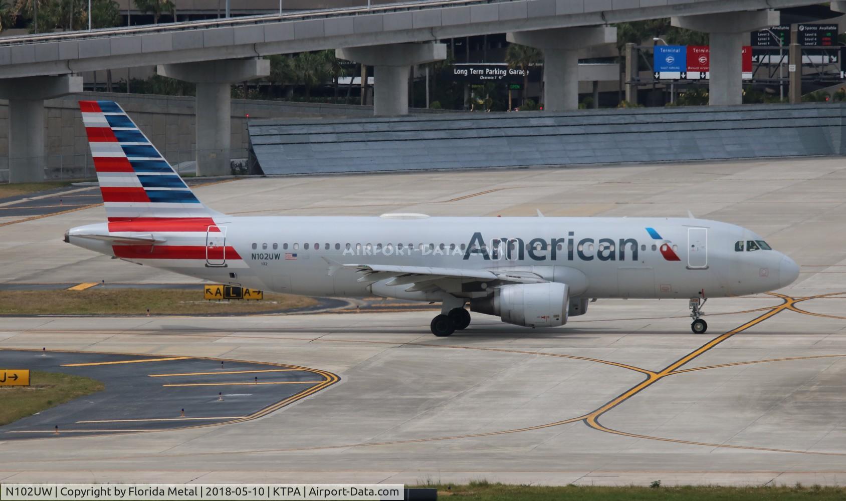 N102UW, 1998 Airbus A320-214 C/N 0844, TPA 2018