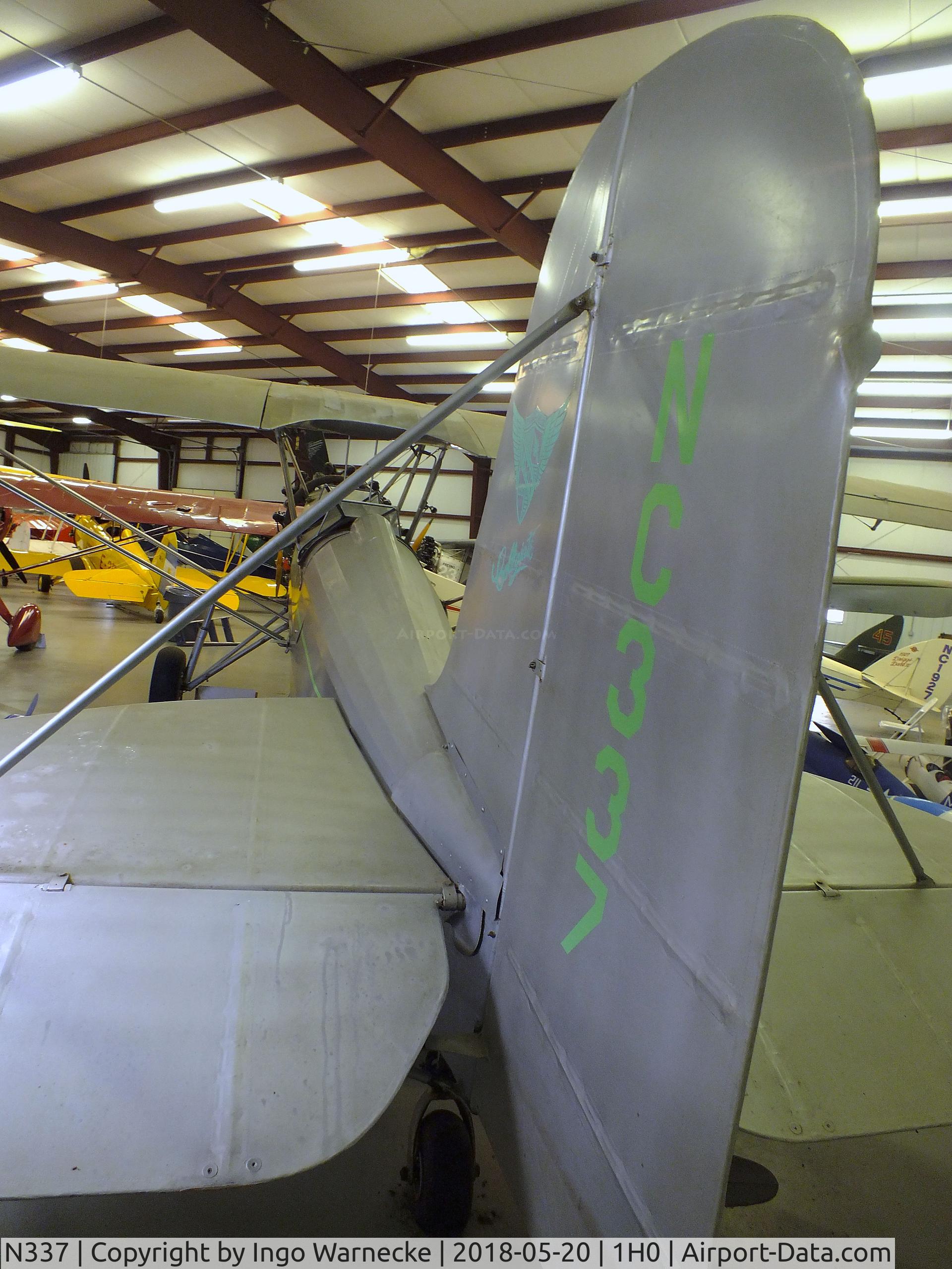 N337, 1928 Timm Collegiatem-150 C/N 101, Timm Collegiate M-150 at the Aircraft Restoration Museum at Creve Coeur airfield, Maryland Heights MO