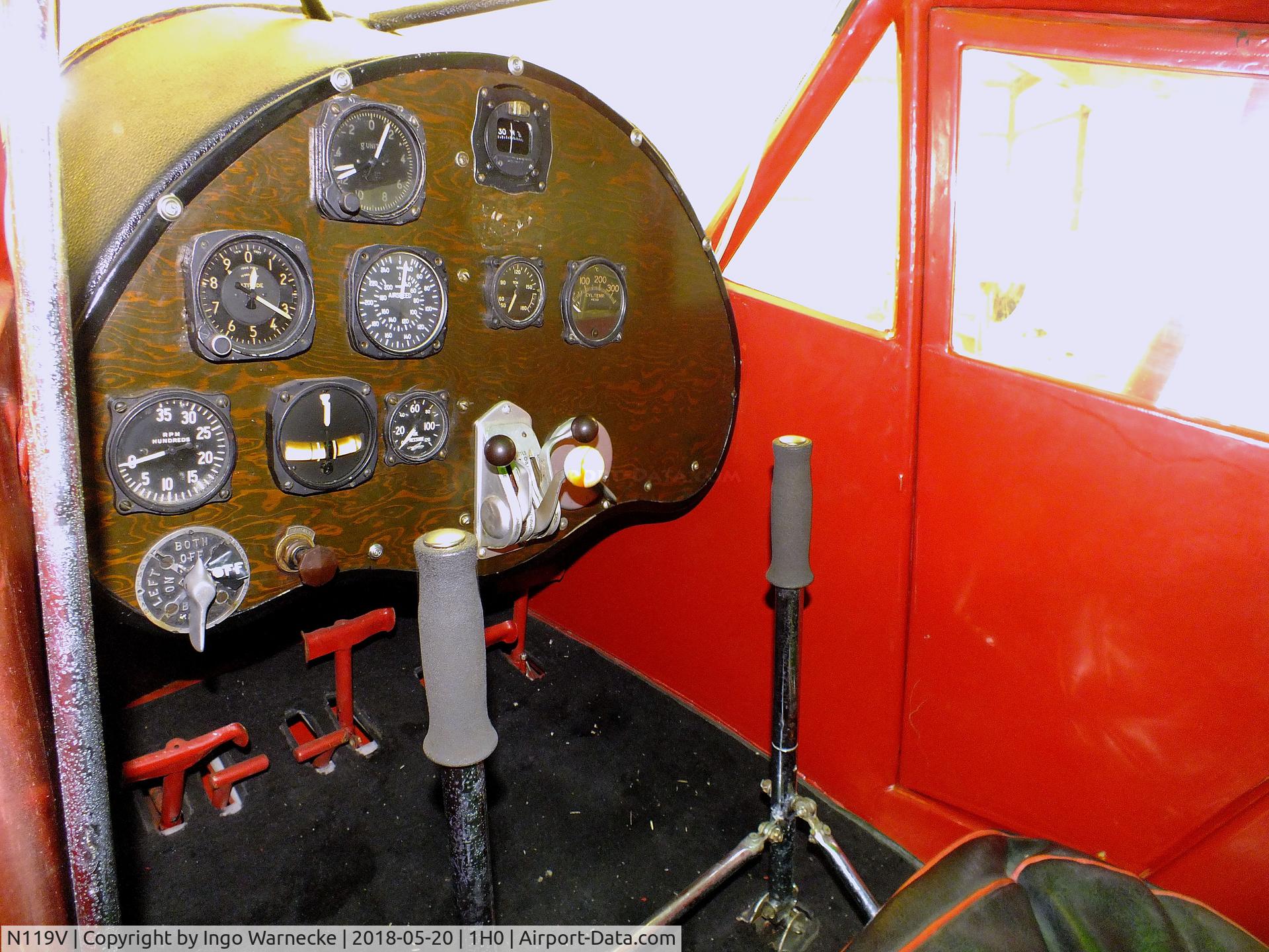 N119V, 1932 Monocoupe 90 C/N 628, Monocoupe 90 at the Aircraft Restoration Museum at Creve Coeur airfield, Maryland Heights MO  #c