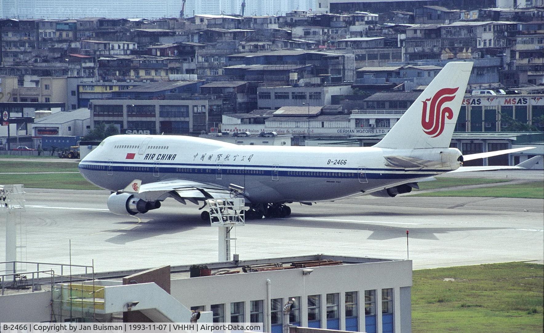 B-2466, 1992 Boeing 747-4J6 C/N 25880, Air China