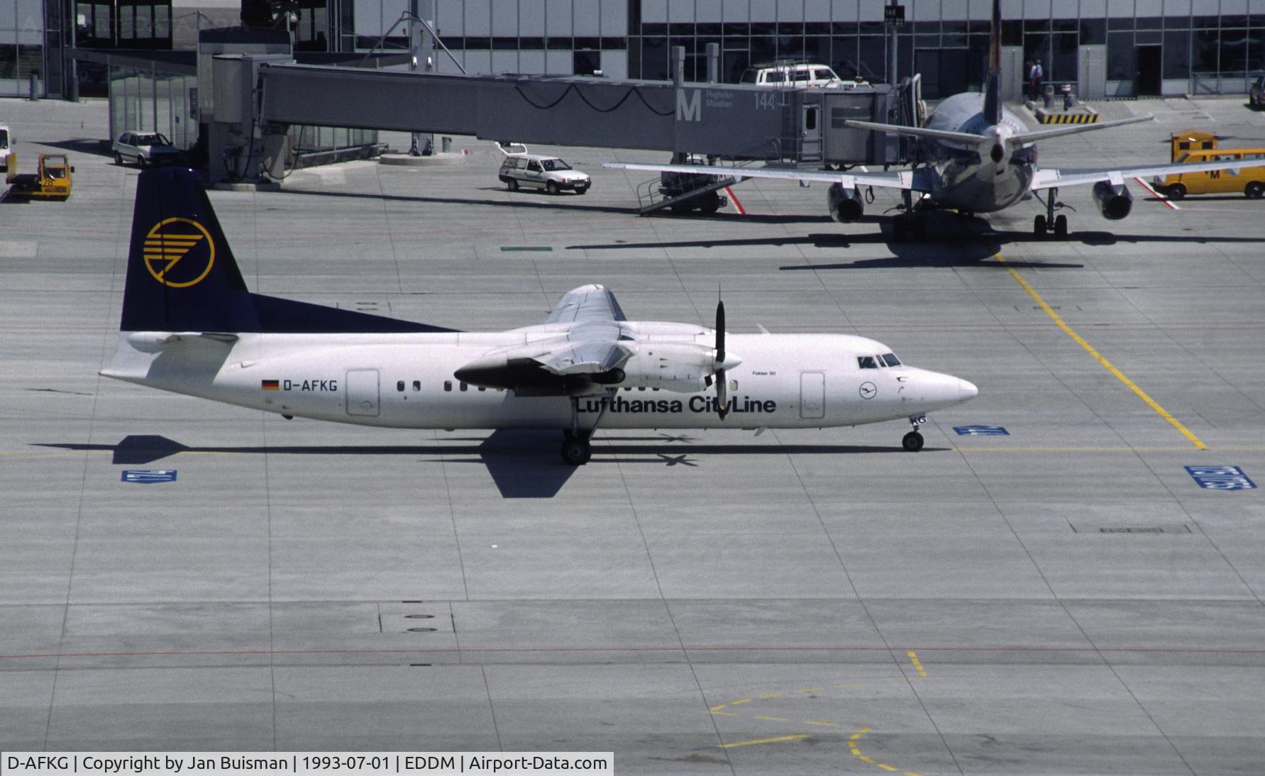 D-AFKG, 1988 Fokker 50 C/N 20142, Lufthansa Cityliner