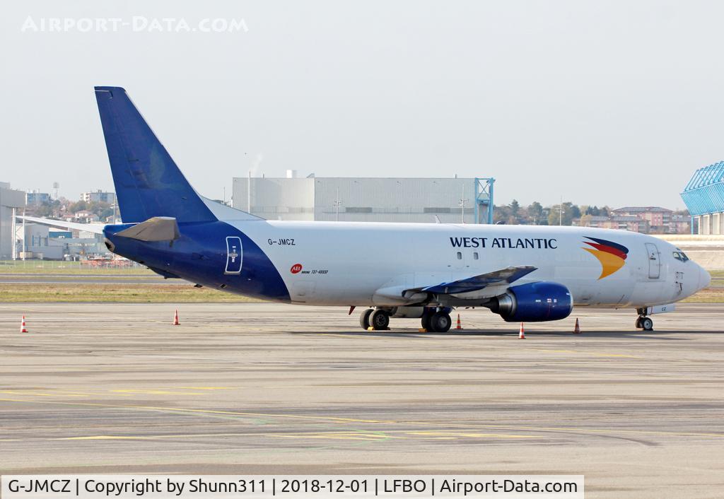 G-JMCZ, 1989 Boeing 737-4K5 C/N 24126, Parked at the Cargo area...