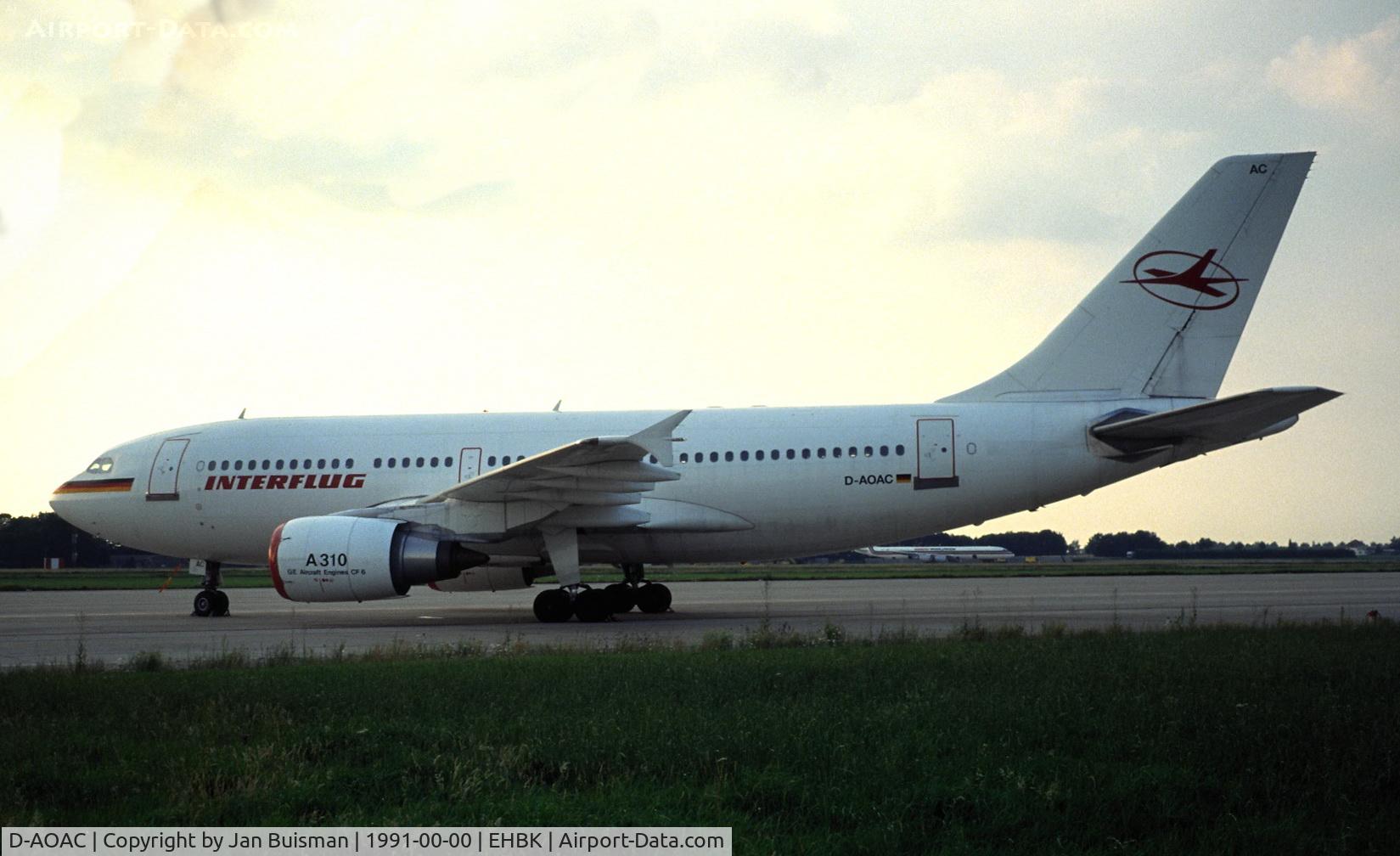 D-AOAC, 1989 Airbus A310-304 C/N 503, Interflug, later 10+23 German Air Force