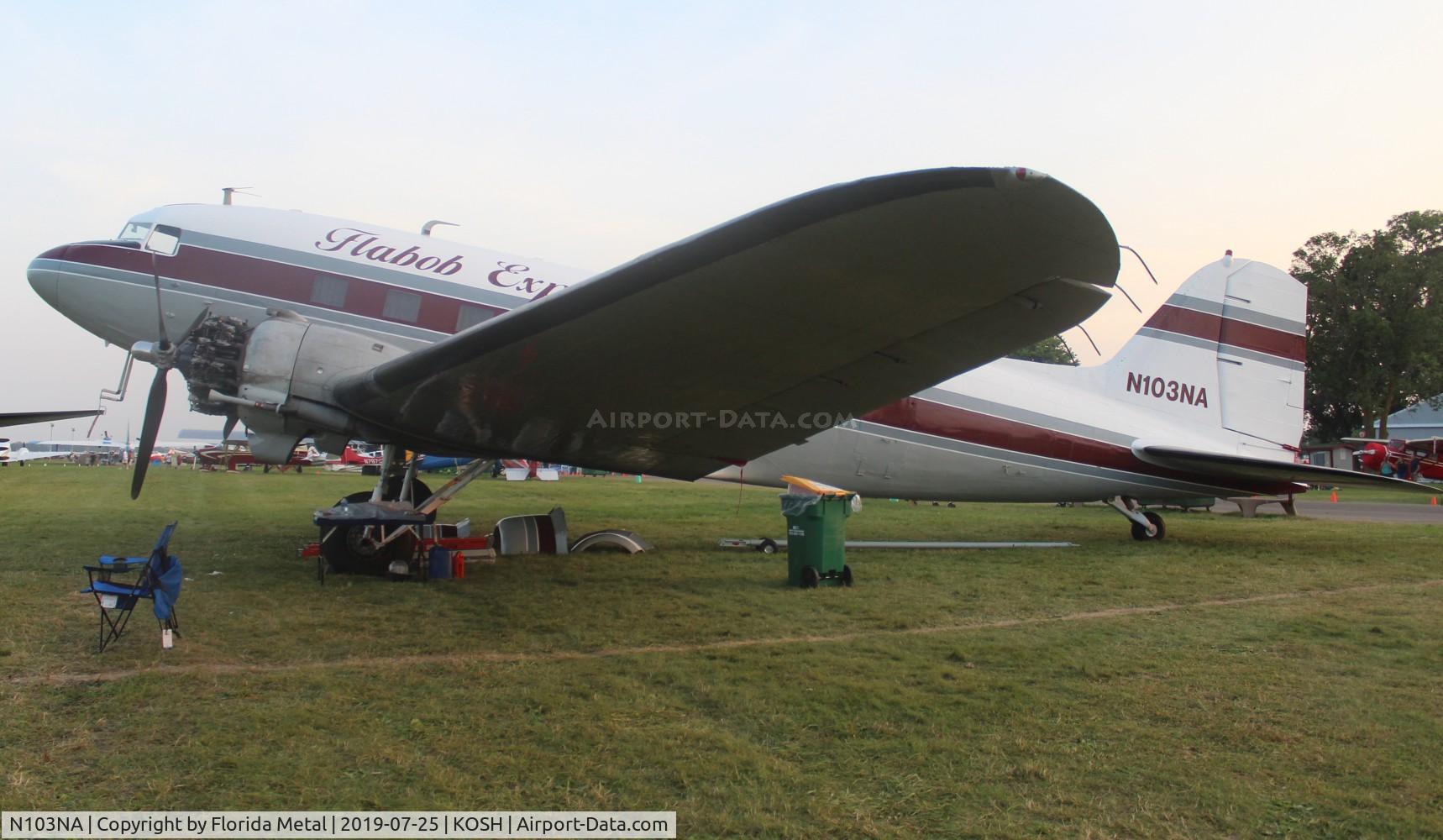 N103NA, 1945 Douglas DC-3C-S1C3G (C-47B) C/N 16821, OSH 2019