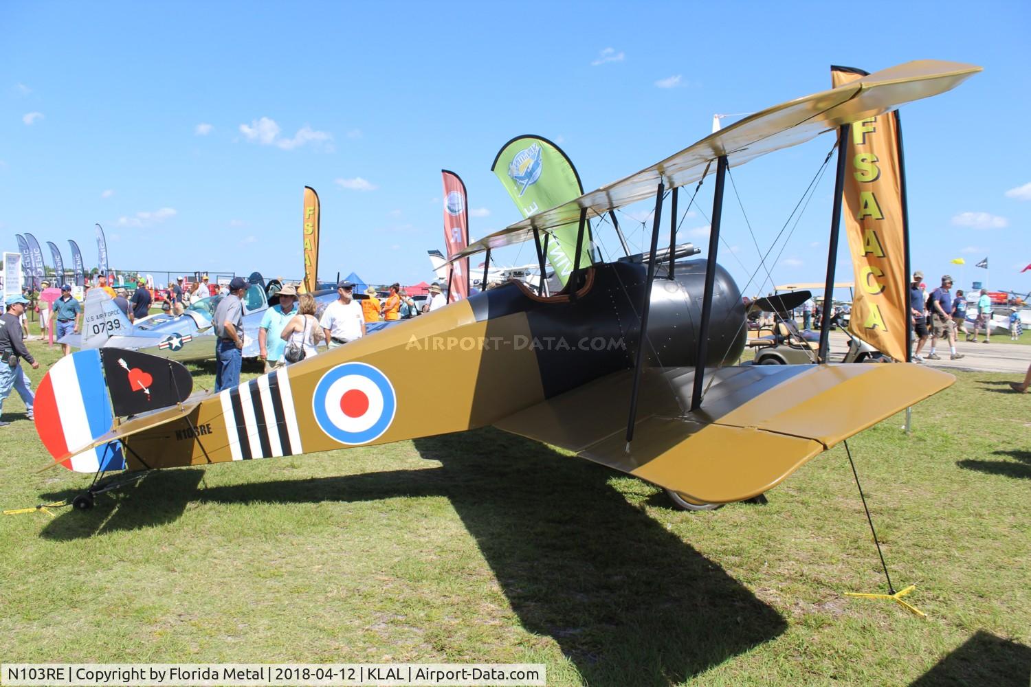 N103RE, 2018 Sopwith F.1 Camel Replica C/N 122214, SNF 2018