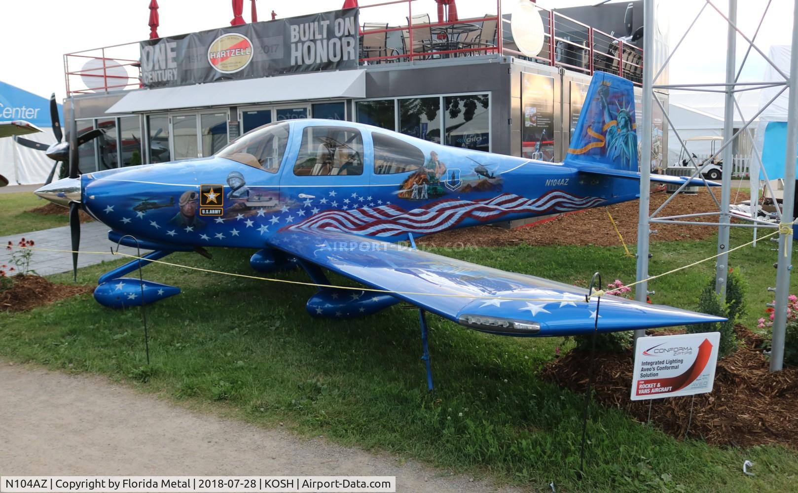 N104AZ, 2014 Vans RV-10 C/N 41226, OSH 2018