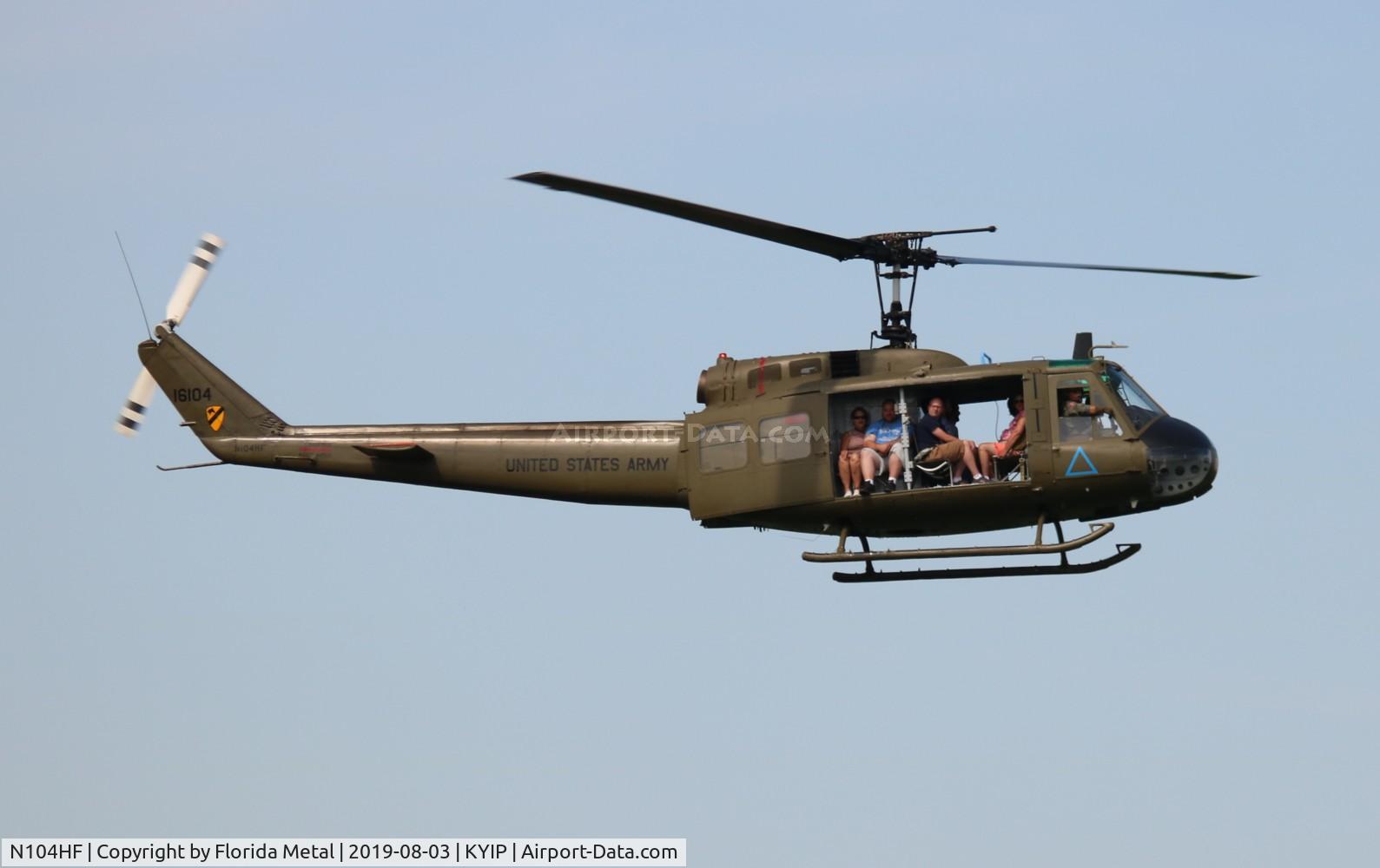 N104HF, 1968 Bell UH-1H Iroquois C/N 10763 (68-16104), TOM 2019