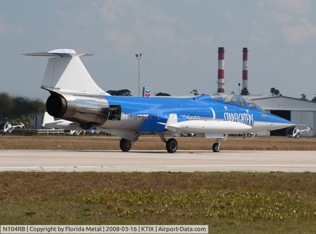 N104RB, 1962 Lockheed CF-104D Starfighter C/N 583A-5302, TICO 2008