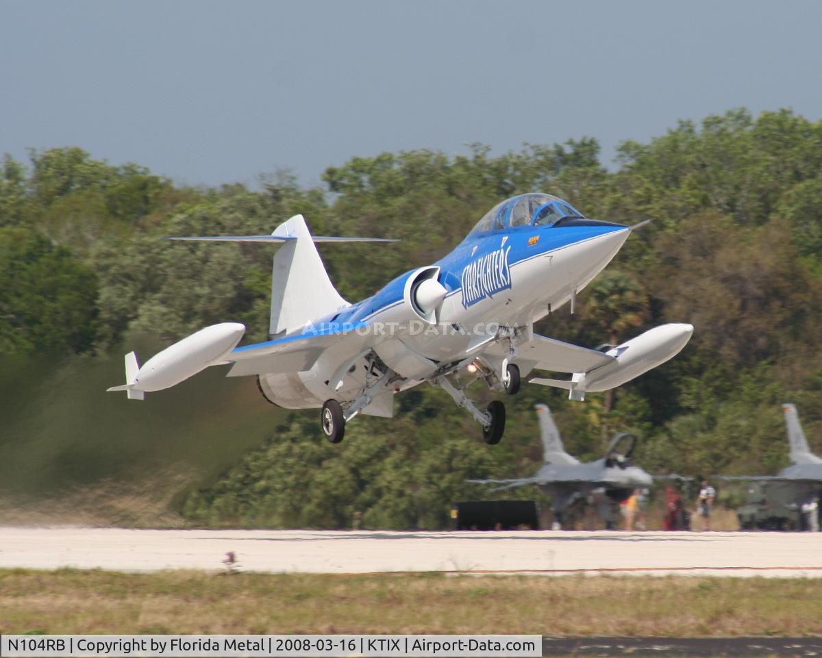 N104RB, 1962 Lockheed CF-104D Starfighter C/N 583A-5302, TICO 2008