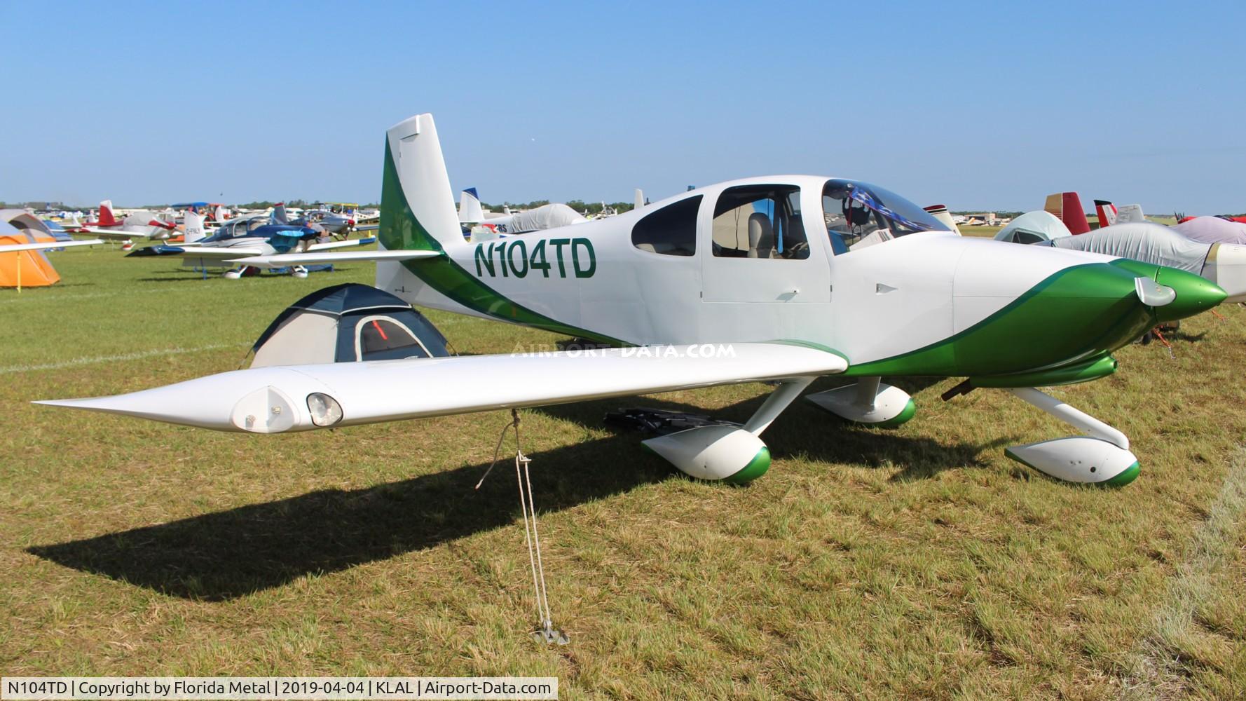N104TD, 2013 Vans RV-10 C/N 40778, SNF 2019