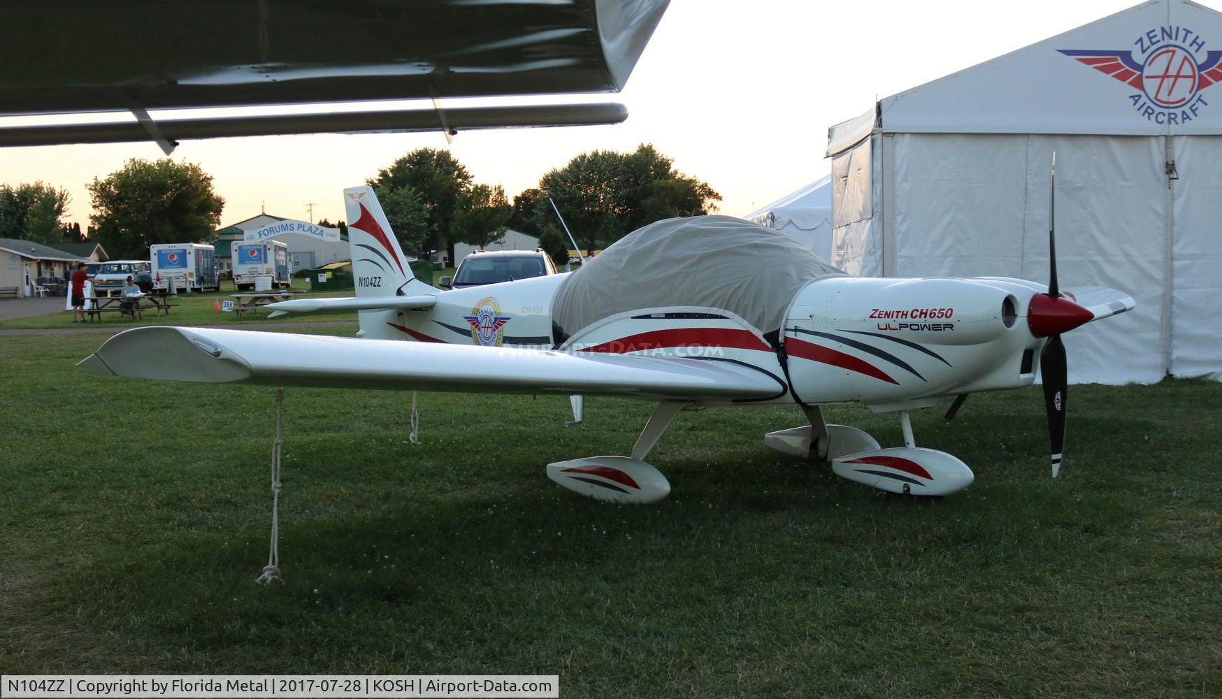 N104ZZ, Zenith CH-650B Zodiac C/N 65-8250, OSH 2017