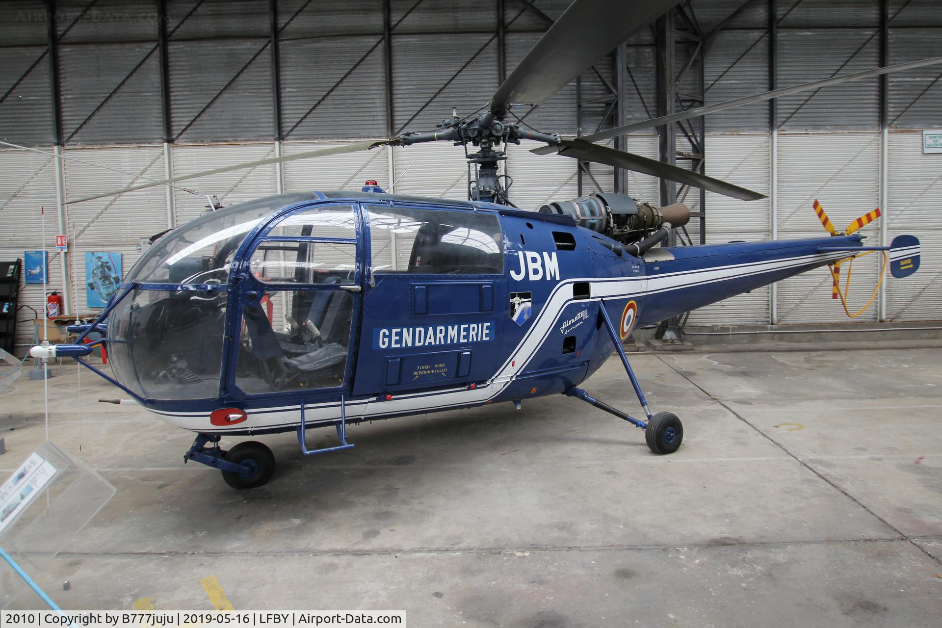 2010, Sud Aviation SA-319B Alouette III C/N 2010, at ALAT Dax Museum