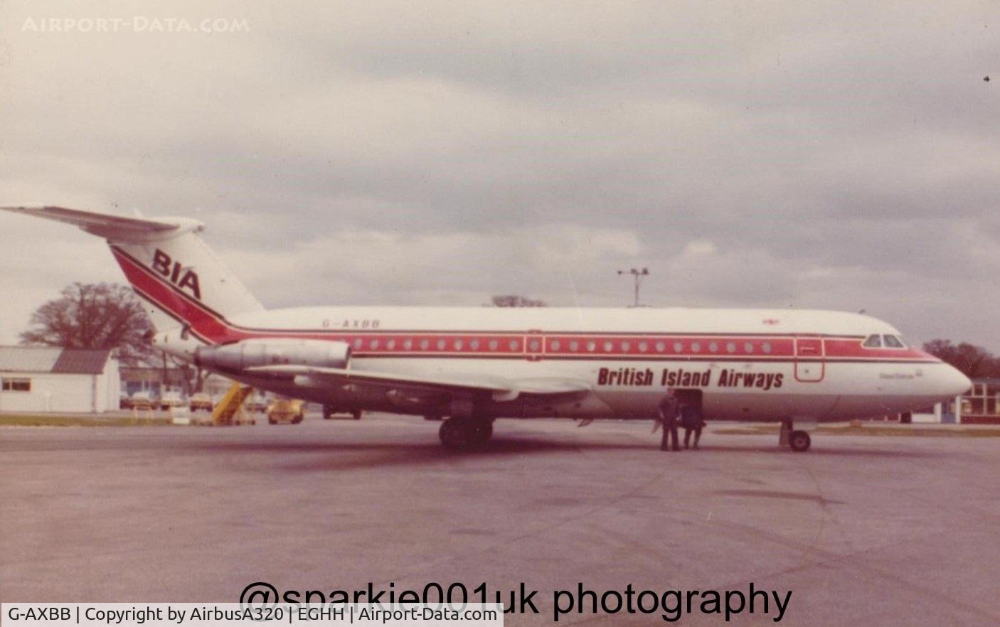 G-AXBB, 1969 BAC 111-409AY One-Eleven C/N BAC.162, Seen at Bournemouth shortly before delivery
scanned from my private collection, date unknown