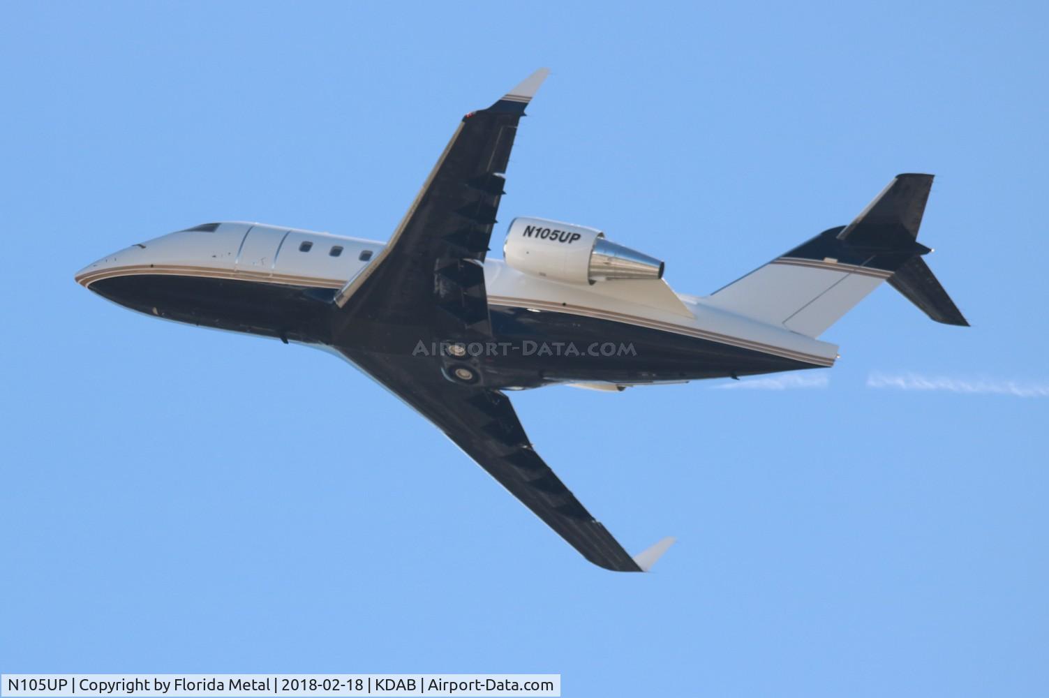 N105UP, 1987 Canadair Challenger 601 (CL-600-2A12) C/N 3066, DAB 2018