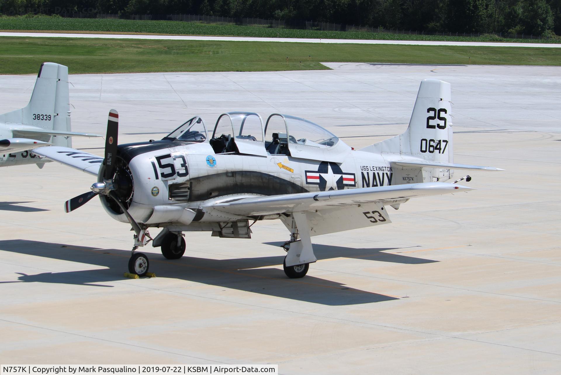 N757K, 1954 North American T-28C Trojan C/N 226-224 (140647), North American T-28C