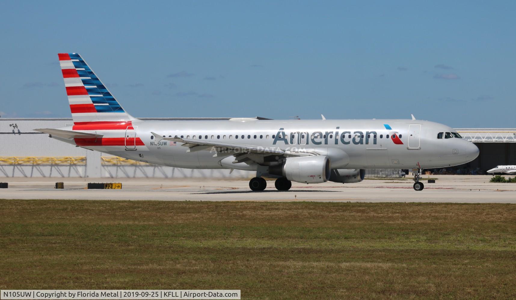 N105UW, 1999 Airbus A320-214 C/N 0868, FLL 2019