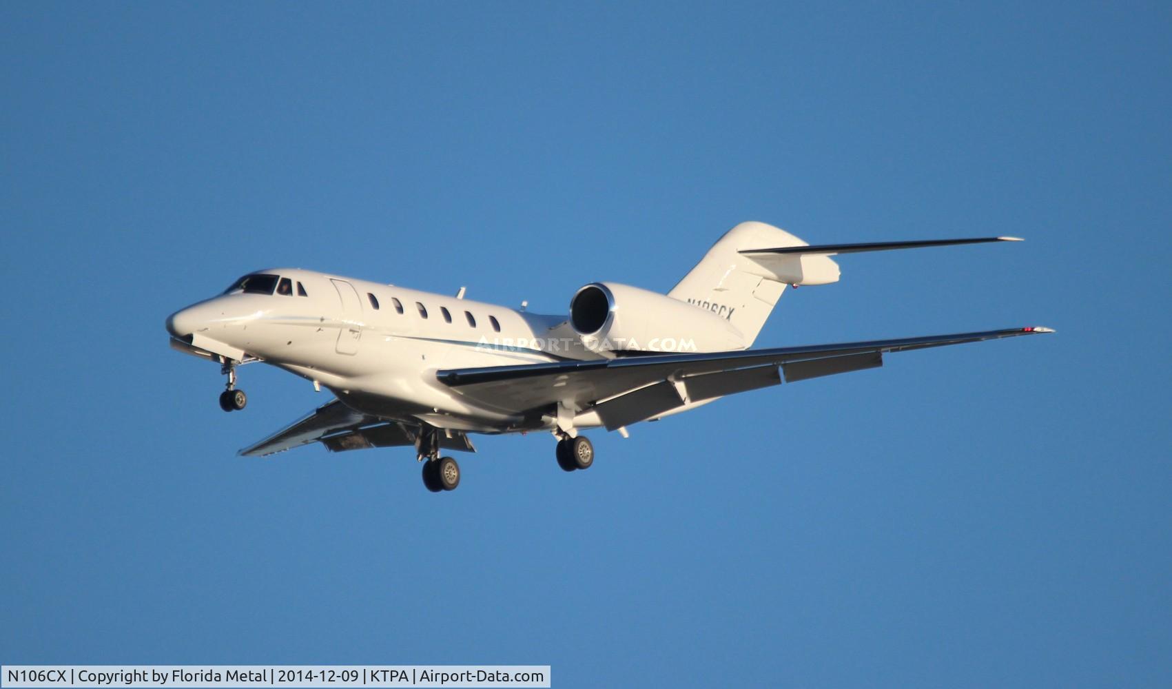 N106CX, 2000 Cessna 750 Citation X Citation X C/N 750-0106, TPA 2014