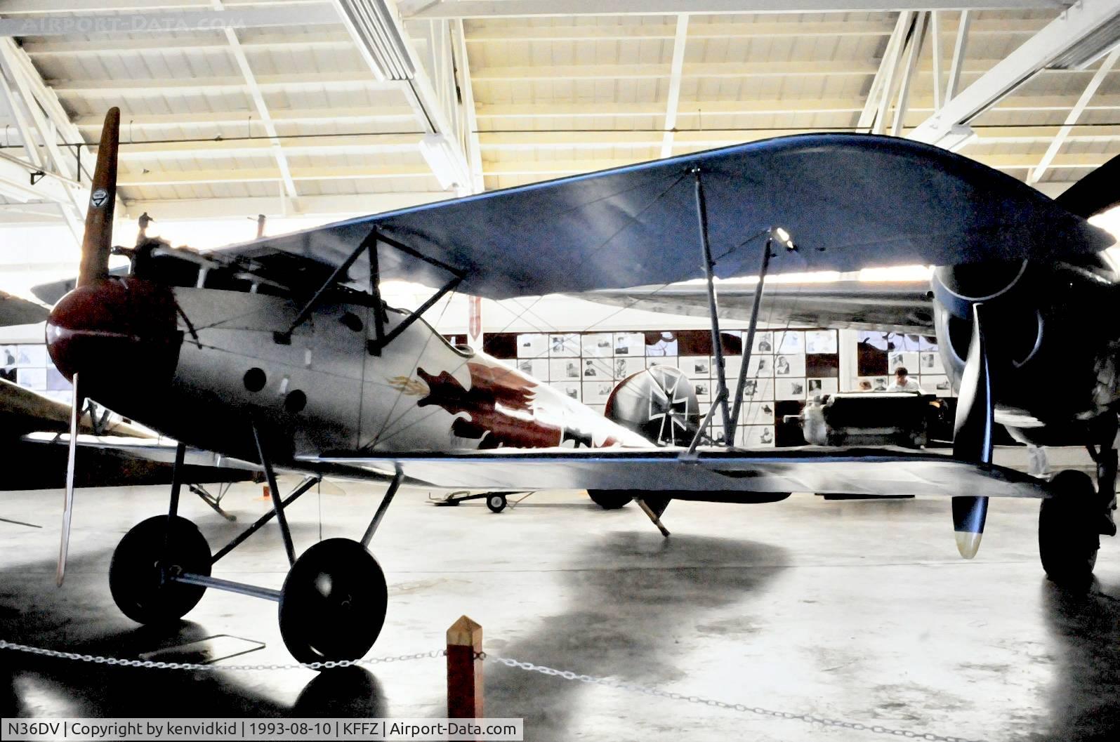 N36DV, 1981 Albatros D-Va Replica C/N 0036, At the Champlin Fighter Museum.