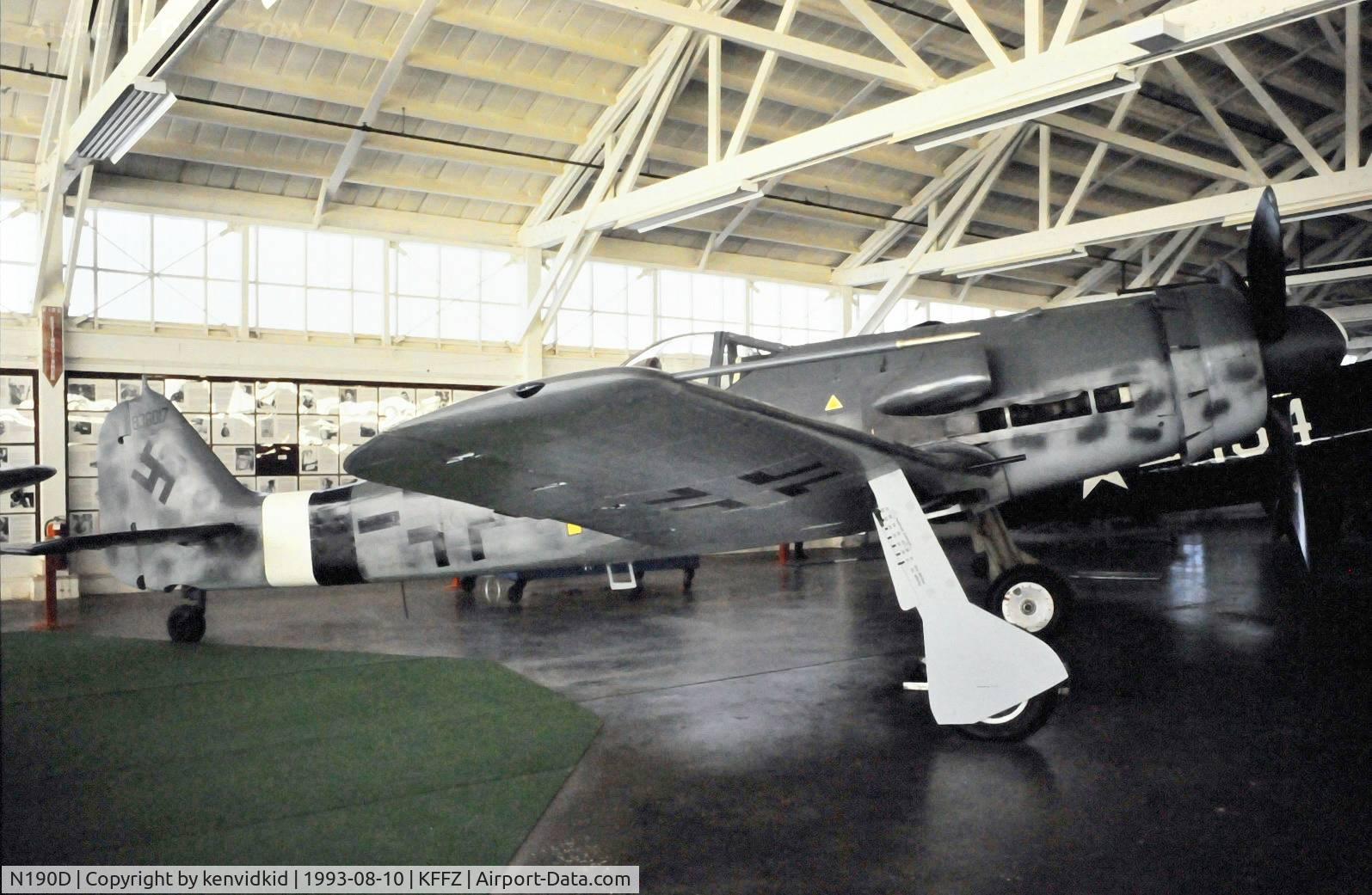 N190D, Focke-Wulf Fw-190D-13/R11 C/N 836017, At the Champlin Fighter Museum.