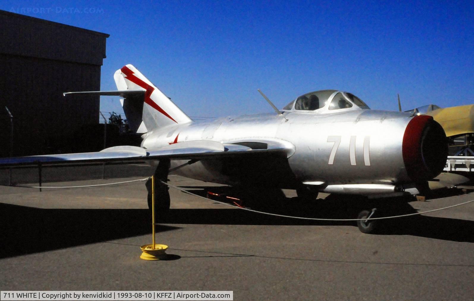 711 WHITE, Mikoyan-Gurevich MiG 15bis C/N 4040, At the Champlin Fighter Museum.