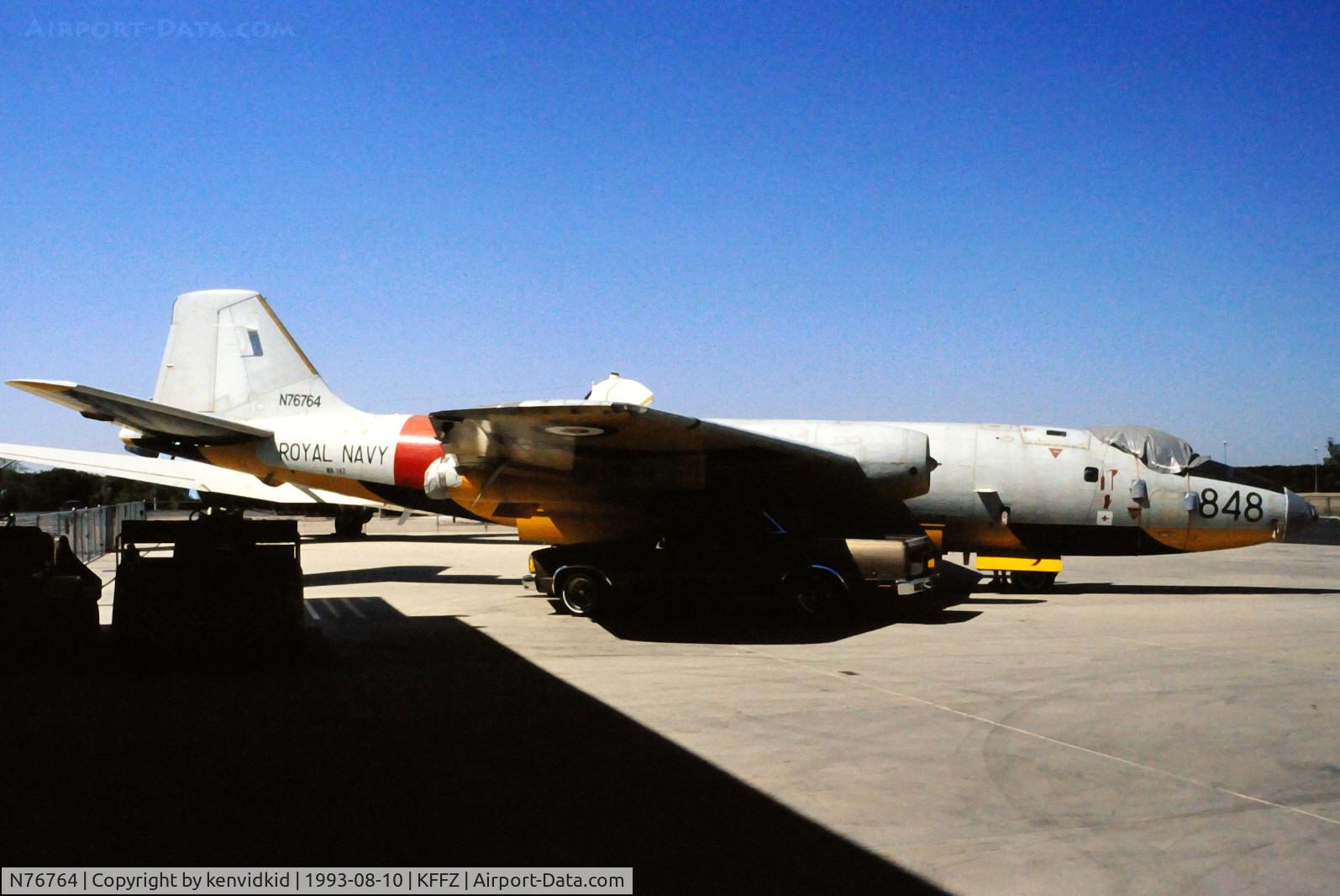 N76764, 1954 English Electric Canberra TT.18 C/N EEP13535, At Falcon Field.