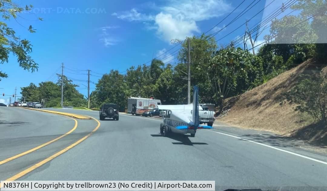N8376H, 1957 Cessna 172 C/N 28456, Apparently has been converted into a road vehicle somewhere in Puerto Rico