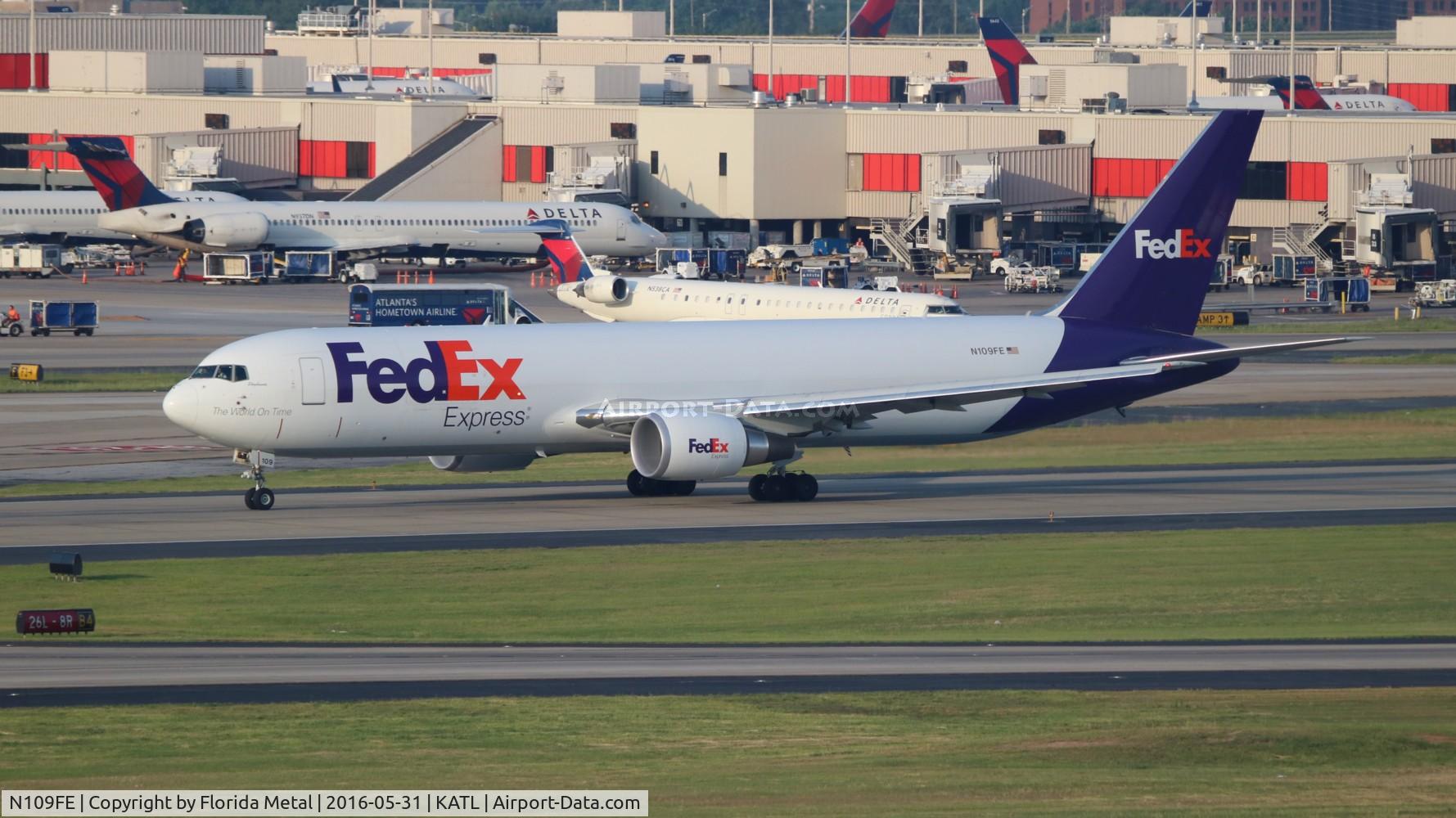 N109FE, 2014 Boeing 767-3S2F/ER C/N 42710, ATL 2016