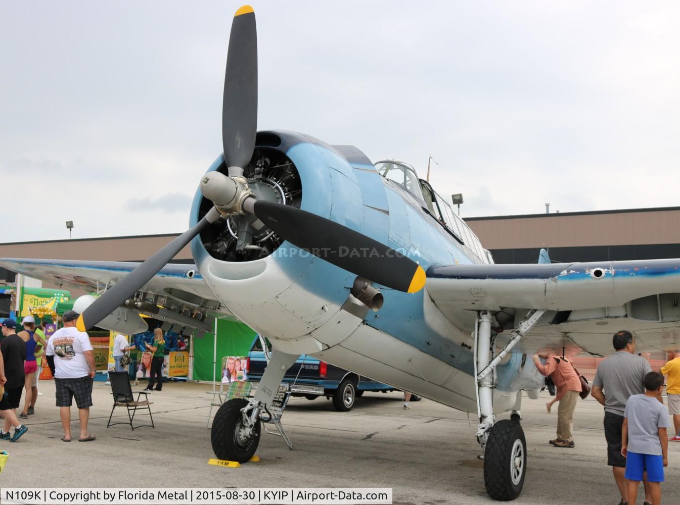 N109K, 1945 Grumman TBM-3 Avenger C/N 3800, TOM 2015