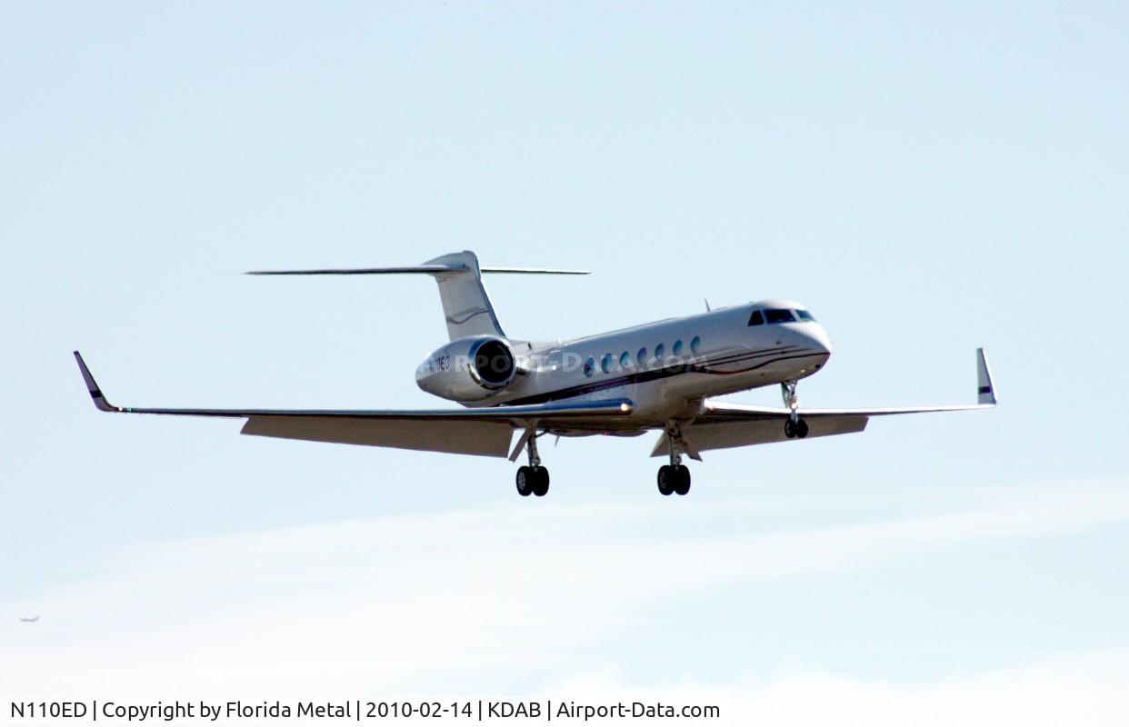 N110ED, 2006 Gulfstream Aerospace GV-SP (G500) C/N 5136, DAB 2010