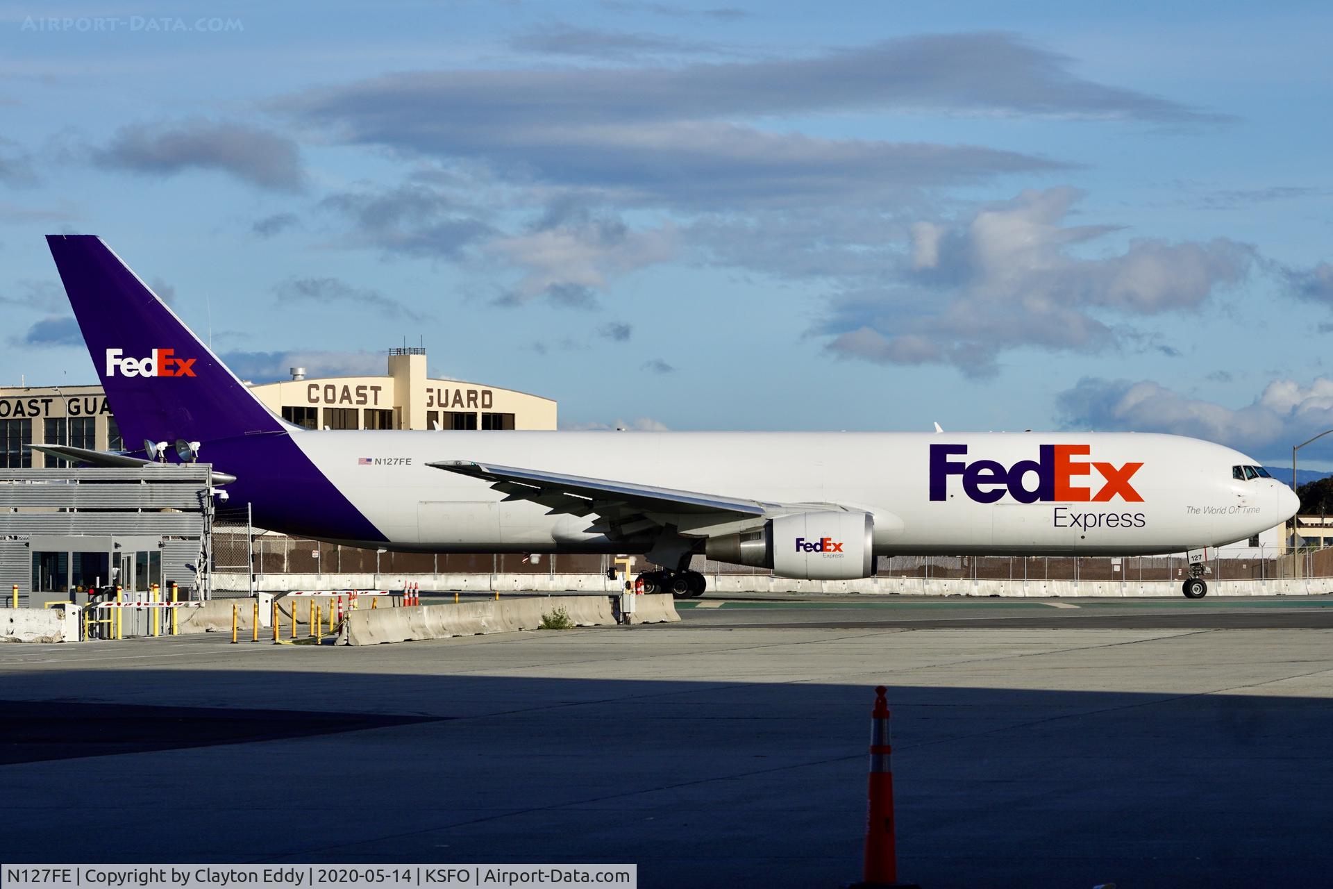 N127FE, 2015 Boeing 767-3S2F/ER C/N 43547, SFO 2020.