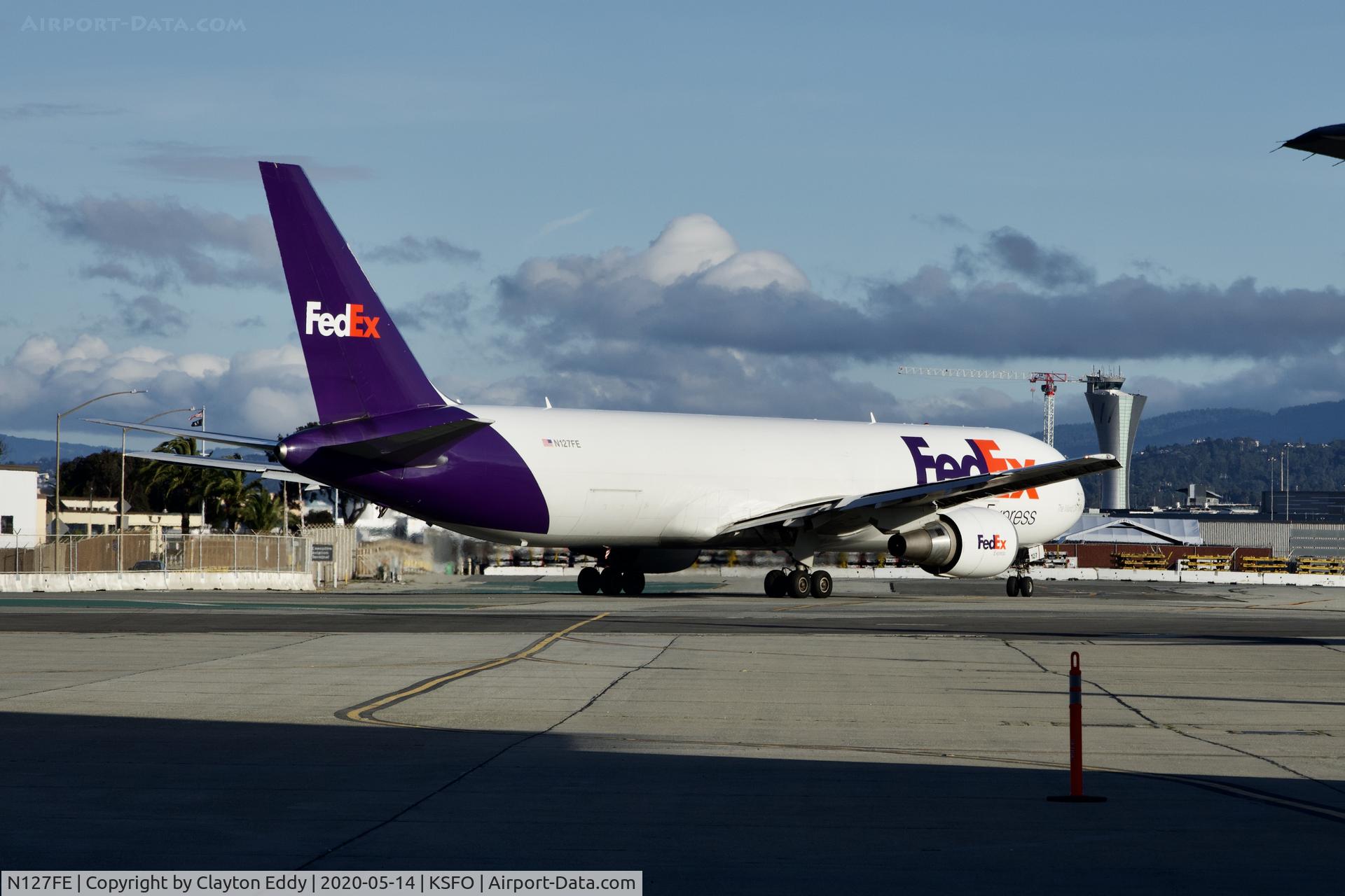 N127FE, 2015 Boeing 767-3S2F/ER C/N 43547, SFO 2020.