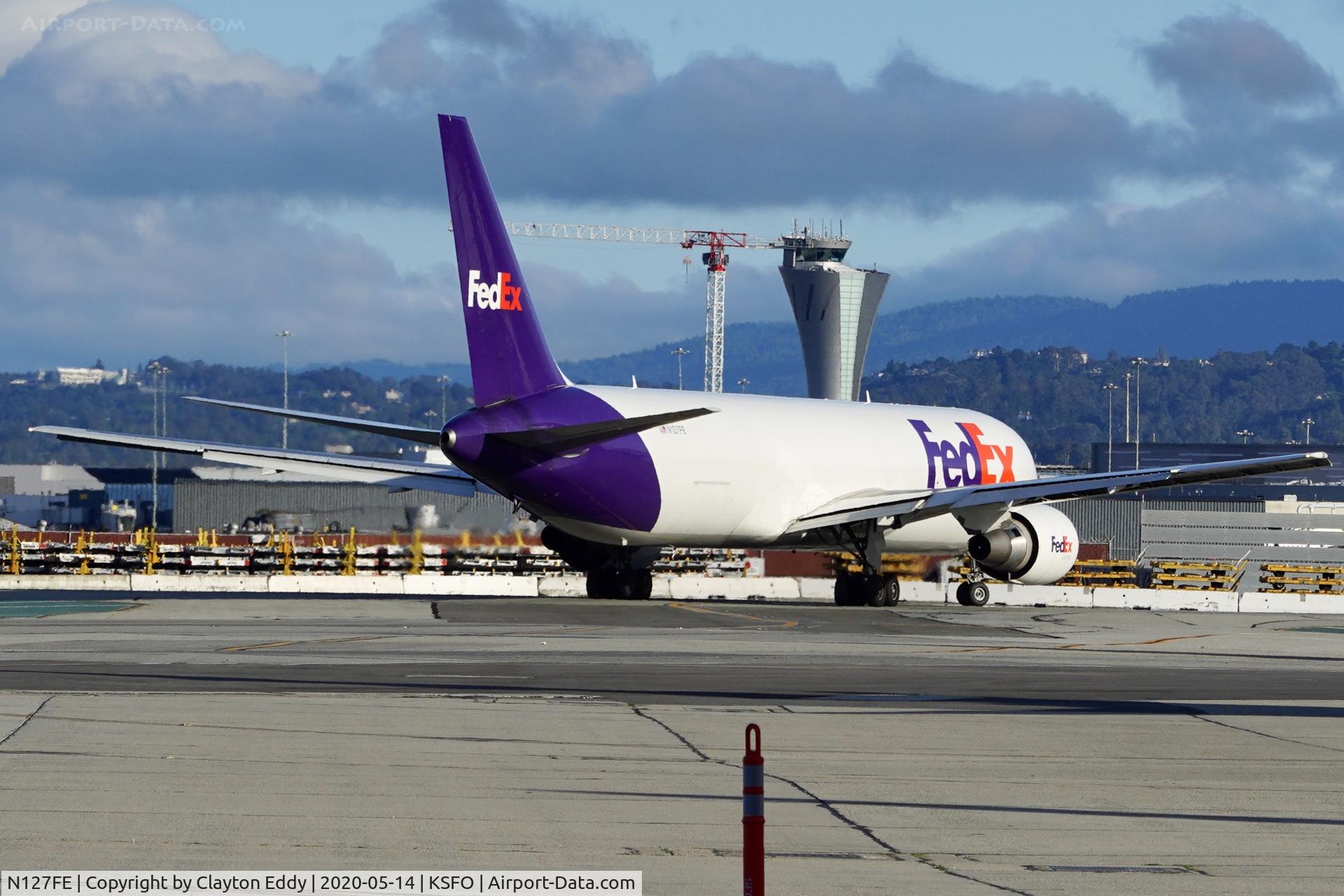 N127FE, 2015 Boeing 767-3S2F/ER C/N 43547, SFO 2020.