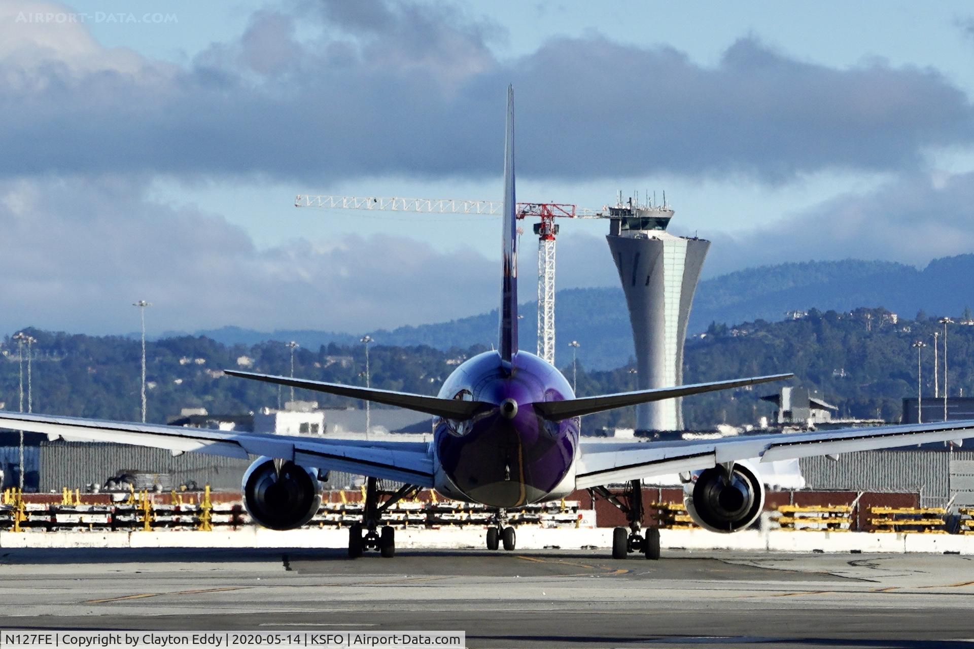 N127FE, 2015 Boeing 767-3S2F/ER C/N 43547, SFO 2020.
