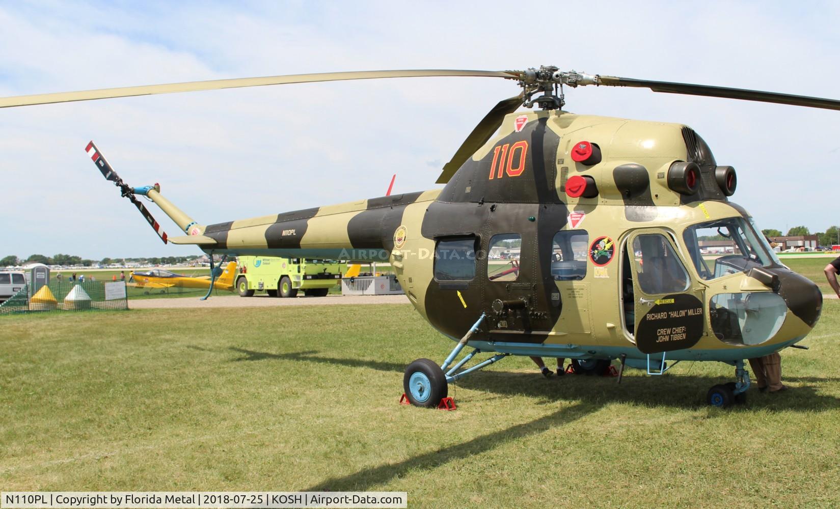 N110PL, 1974 PZL-Swidnik MI-2 C/N 563648094, OSH 2018