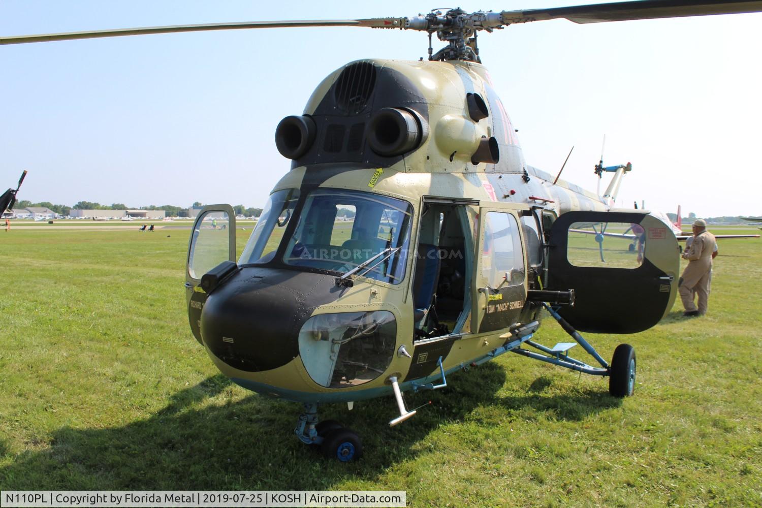N110PL, 1974 PZL-Swidnik MI-2 C/N 563648094, OSH 2019