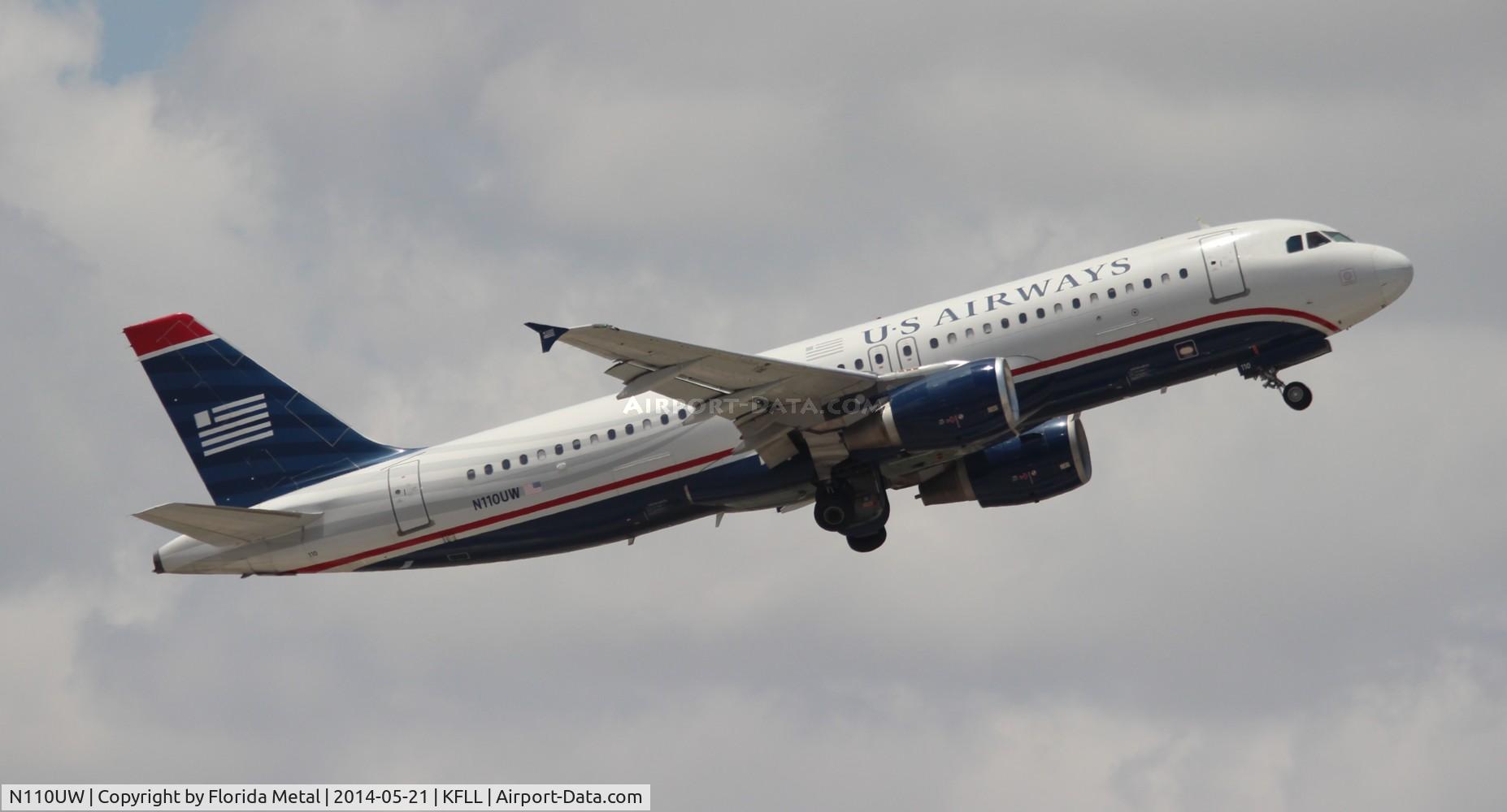 N110UW, 1999 Airbus A320-214 C/N 1112, FLL 2014
