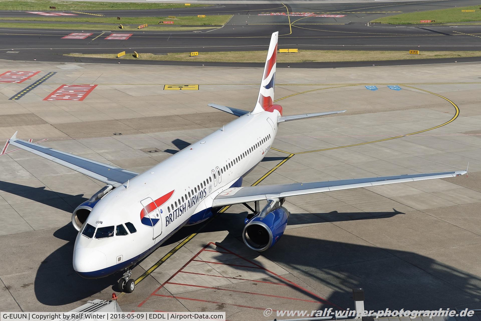 G-EUUN, 2003 Airbus A320-232 C/N 1910, Airbus A320-232 - BA BAW British Airways - 1910 - G-EUUN - 09.05.2018 - DUS