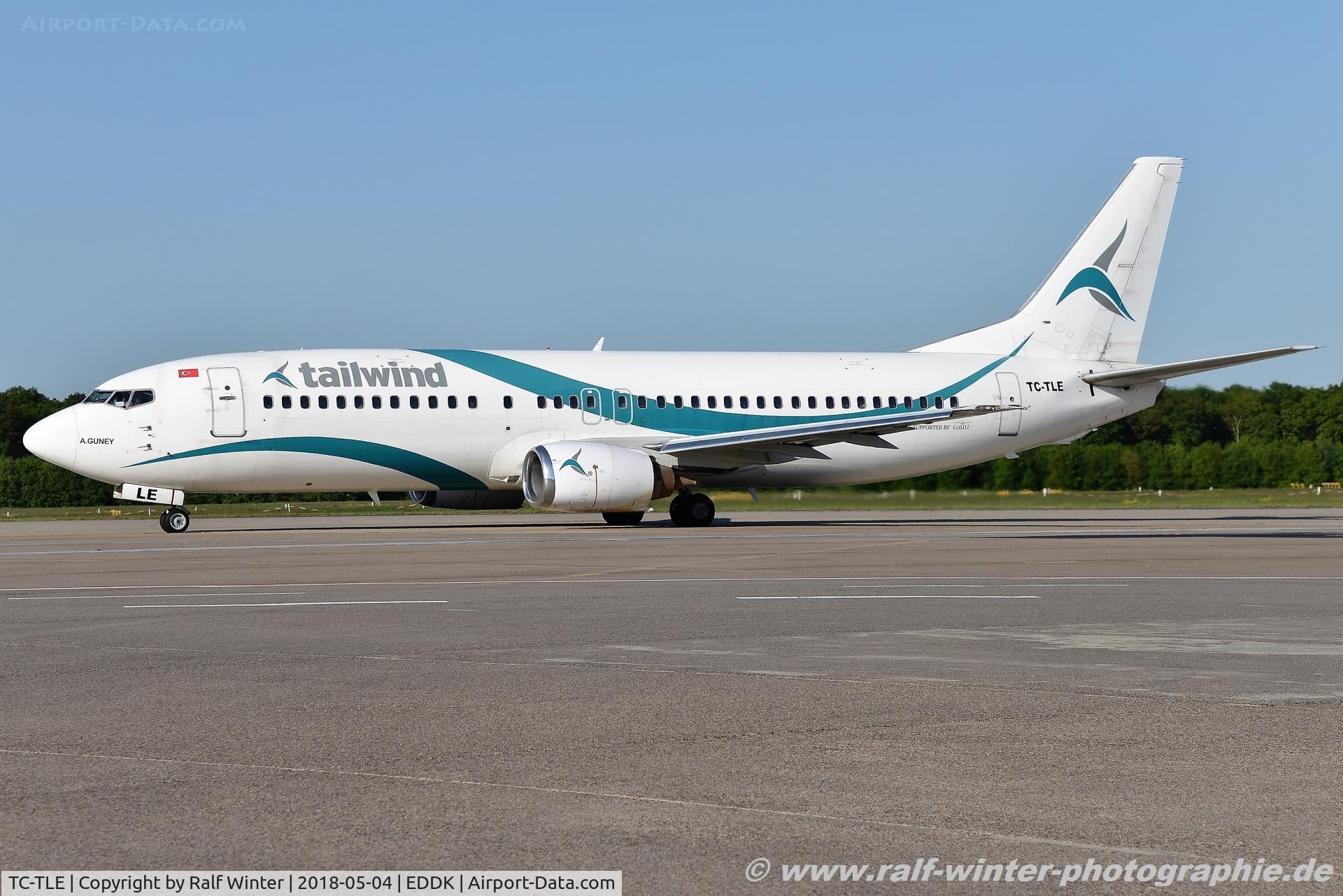 TC-TLE, 1997 Boeing 737-4Q8 C/N 27628, Boeing 737-4Q8 - TWI Tailwind Airlines - 27628 - TC-TLE - 04.05.2018 - CGN