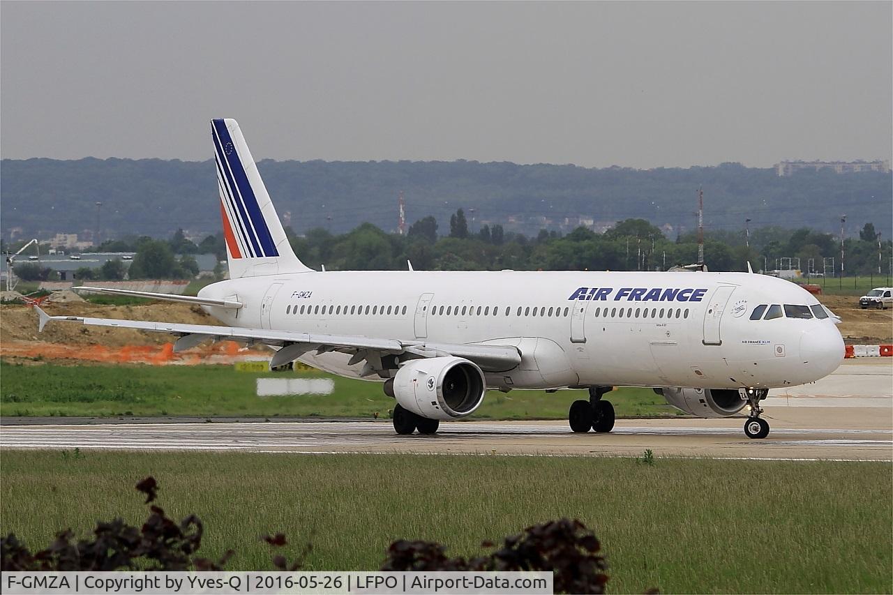 F-GMZA, 1994 Airbus A321-111 C/N 498, Airbus A321-111, Lining up rwy 08, Paris-Orly airport (LFPO-ORY)