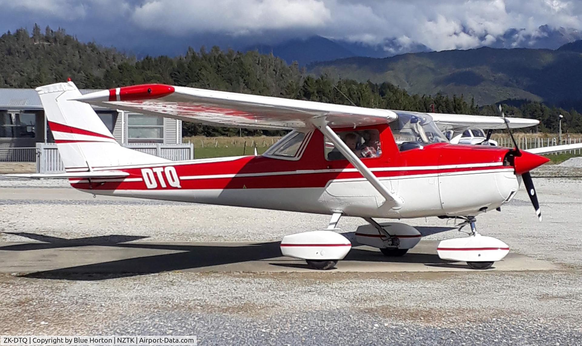 ZK-DTQ, 1968 Cessna 150H C/N 15068147, Cessna 150H ZK-DTQ AT home airport, Takaka, New Zealand.