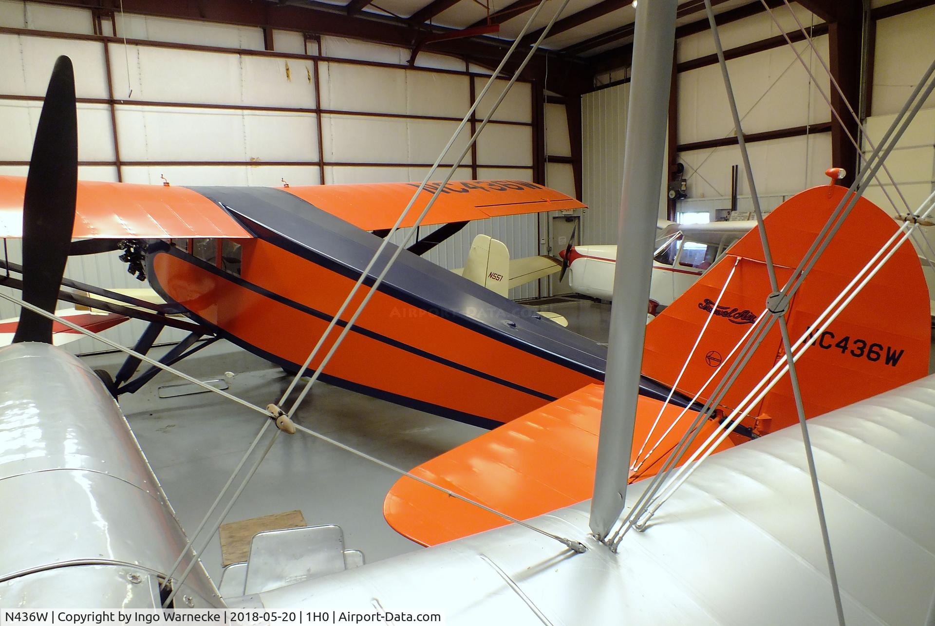 N436W, 1931 Curtiss-Wright Sedan 15-D C/N 15C-2001, Curtiss-Wright Sedan CW-15D at the Aircraft Restoration Museum at Creve Coeur airfield, Maryland Heights MO